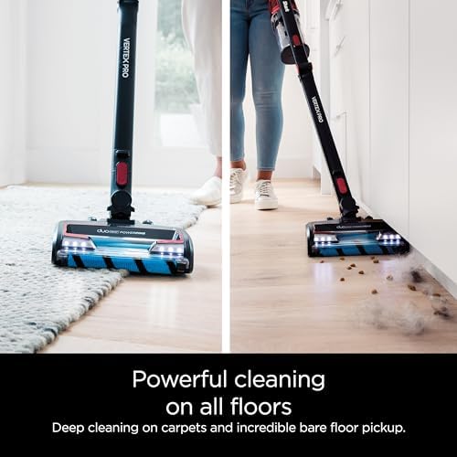CHONGYAO IZ662H Cordless Vertex Pro Lightweight Cordless Stick Vacuum with DuoClean PowerFins, Red