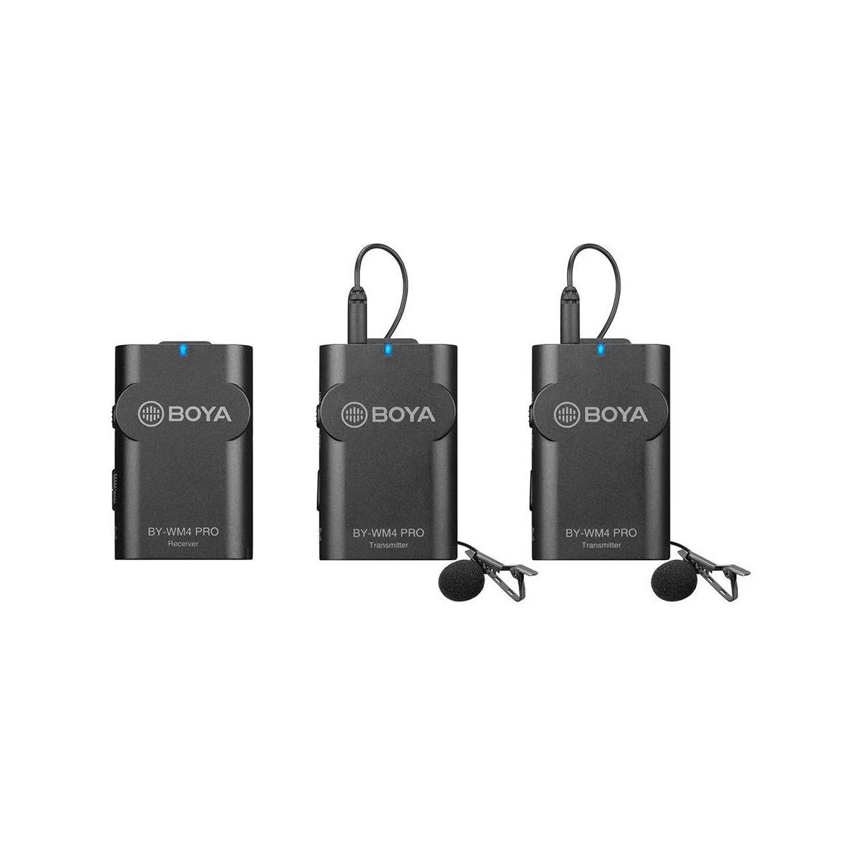 Boya BY-WM4 Pro k2 Dual-Channel Digital Wireless Microphone Compact Dual-Channel Receiver For 2-Person Videos, Interviews, YouTube