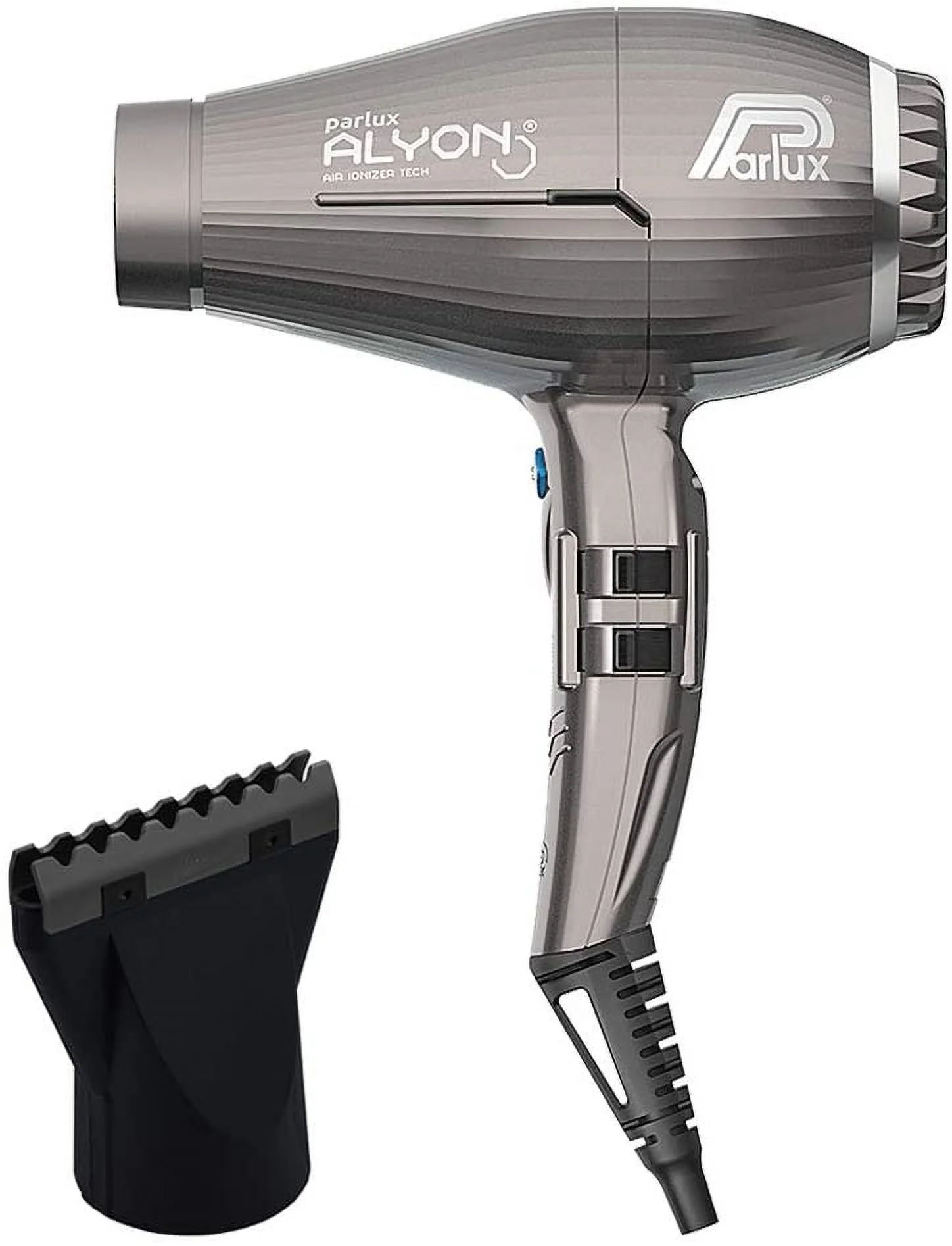 Parlux Alyon BRONZE Hair Dryer and M Hair Designs Hot Blow Attachment Black (Bundle - 2 items)