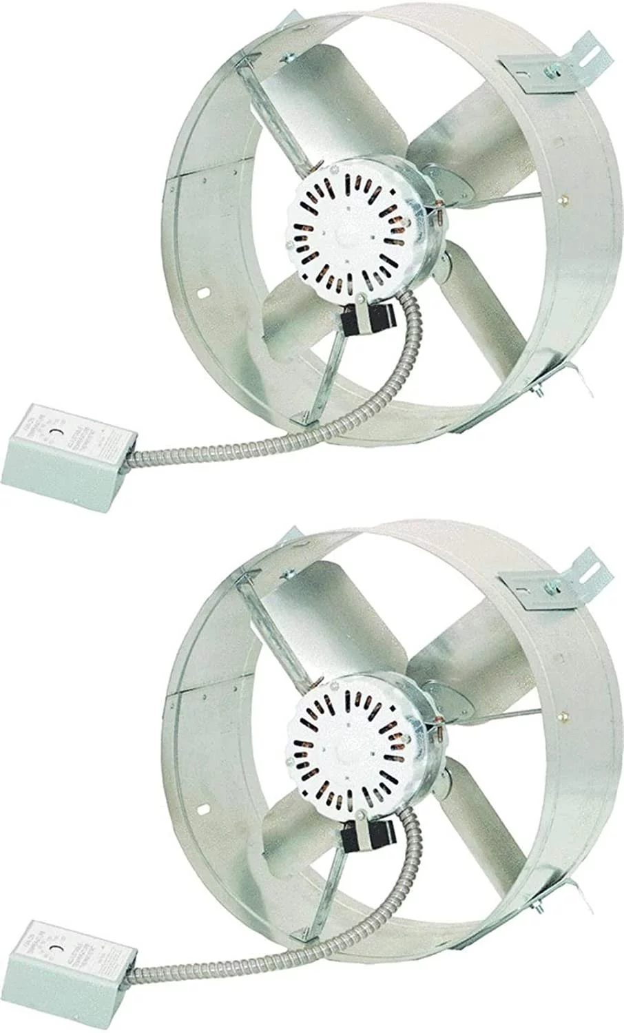 Cool Attic CX1500 Gable Mount Power Attic Ventilator with 2.6-Amp 60-Hz Motor and 14-Inch Blade Tw k