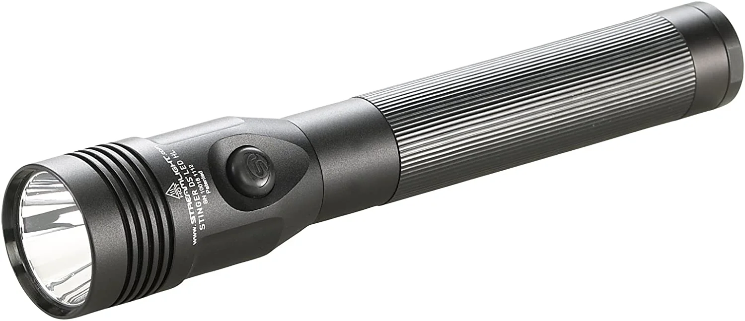 STREAMLIGHT 75455 Stinger DS LED High Lumen Rechargeable Flashlight with 120-Volt AC Charger - 800 Lumens, Black