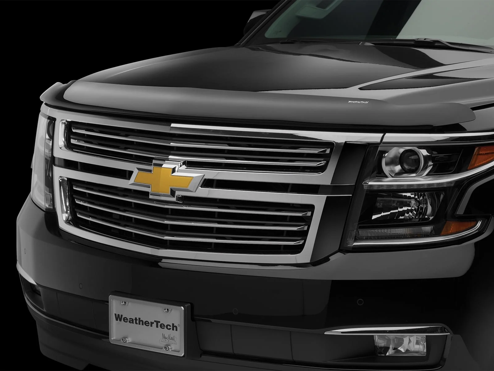 WeatherTech Stone and Bug Deflector Custom Fit Hood Deflector compatible with Chevrolet Tahoe, Suburban