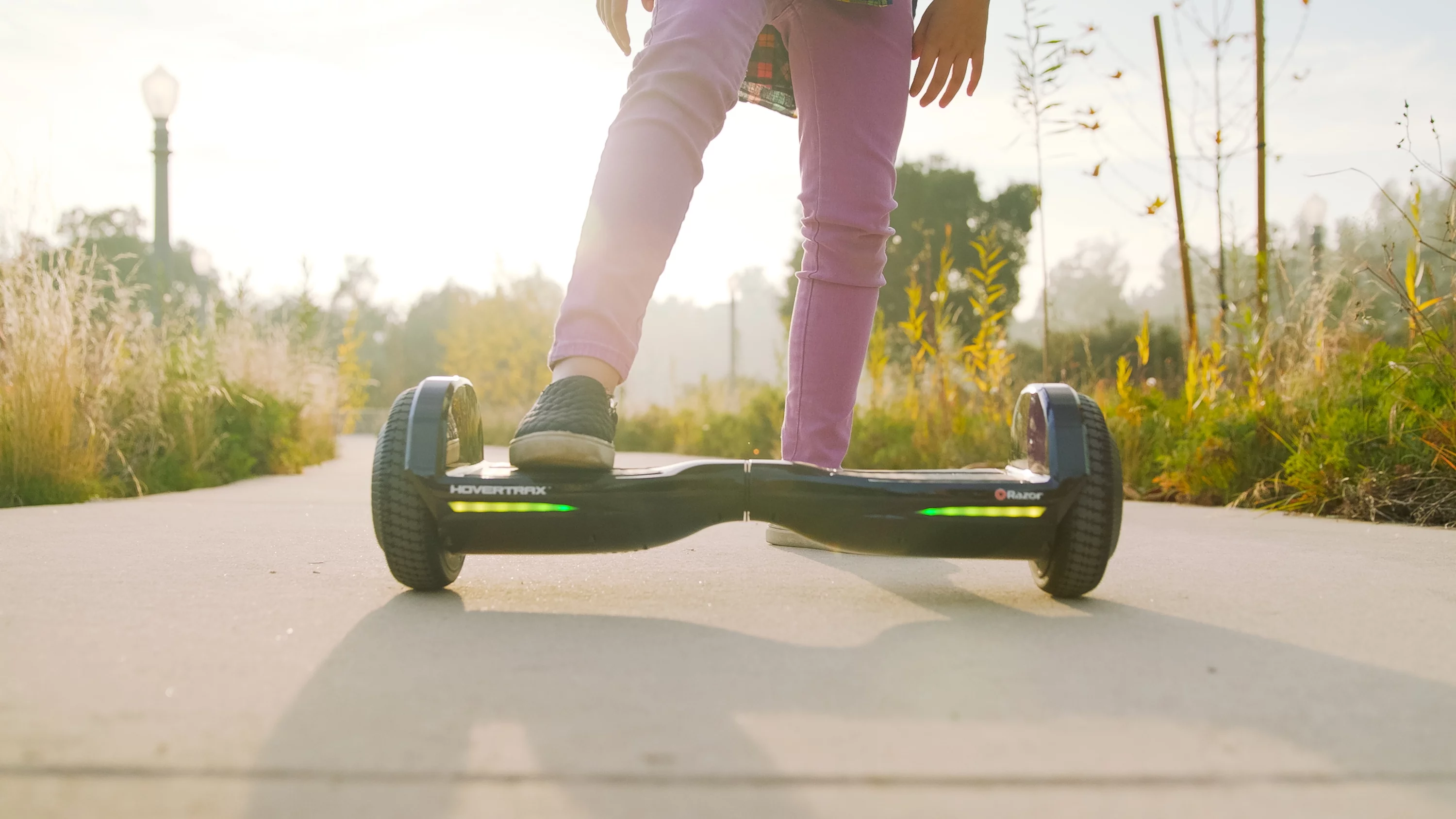 Razor Hovertrax Prizma- Black, Lighted Hoverboard for Child & Teen, up to 9 mph, UL2272 Certified