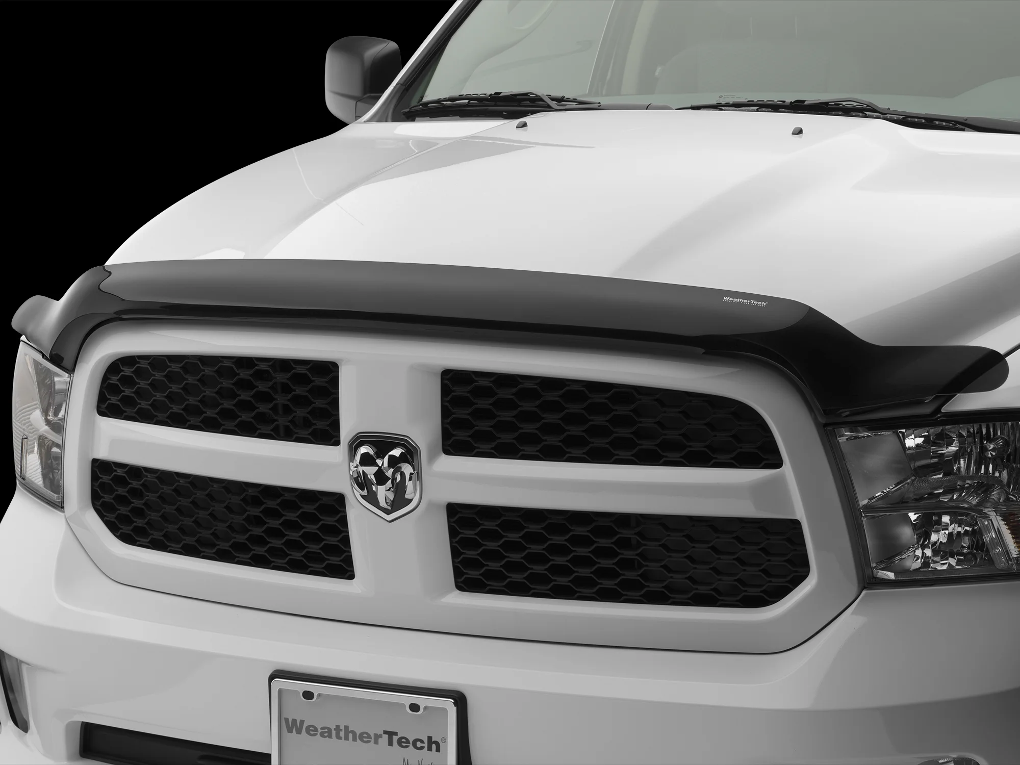 WeatherTech Stone and Bug Deflector Custom Fit Hood Deflector compatible with Ram Truck 1500 Classic, Ram Truck 1500, Ram 1500, Ram 1500 Classic