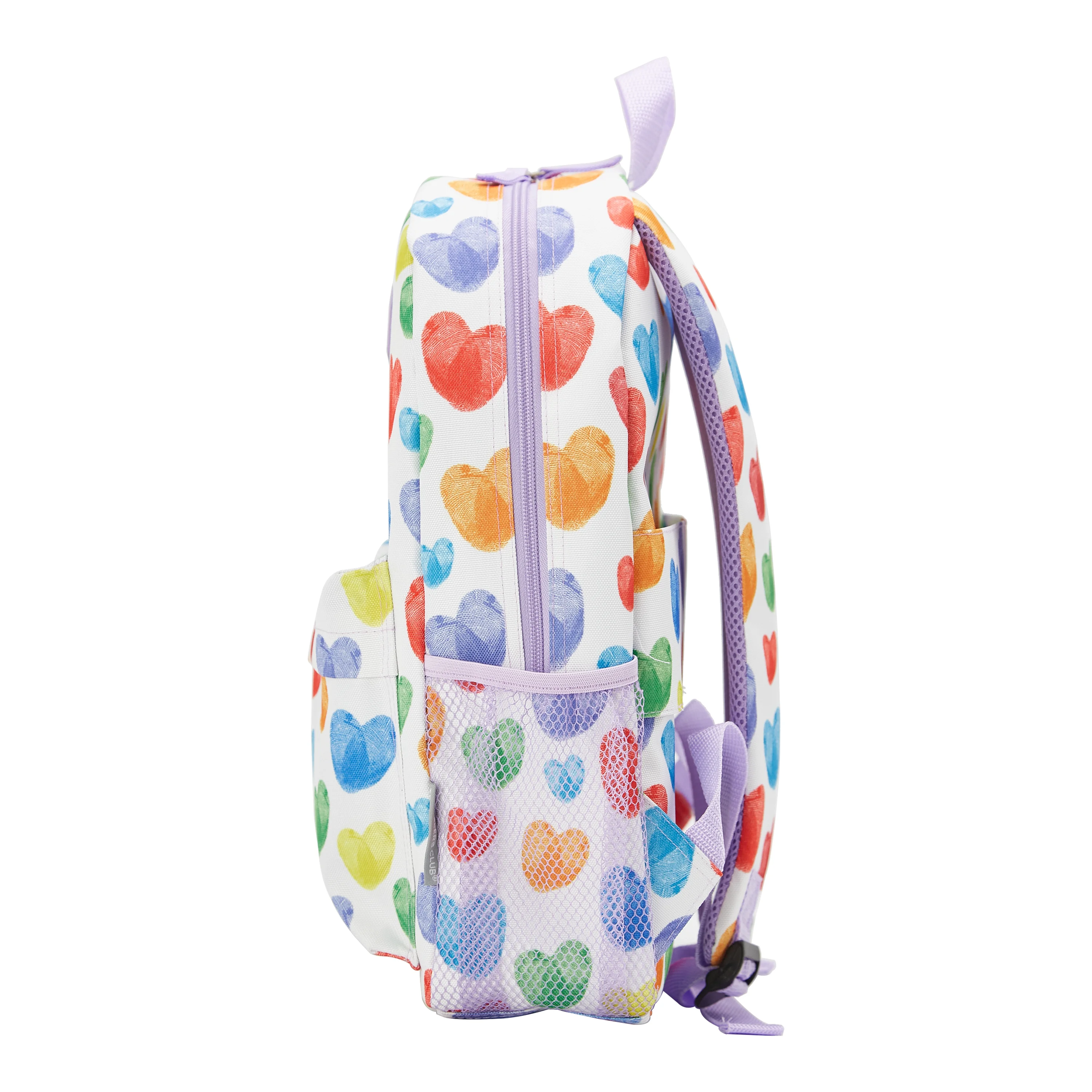 Travelers Club 5-Pc Kids Luggage Set With 360° 4-Wheel Spinner System, Thumbprint Heart