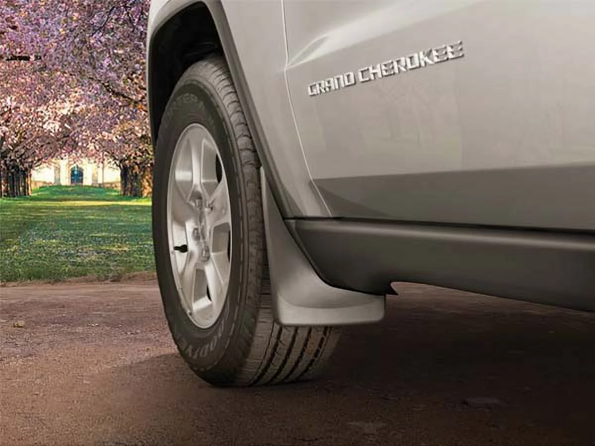 WeatherTech Custom No Drill Splash Guard MudFlaps compatible with 2017-2020 Ford F-150 Raptor, Front, Mid & Rear Set - Black