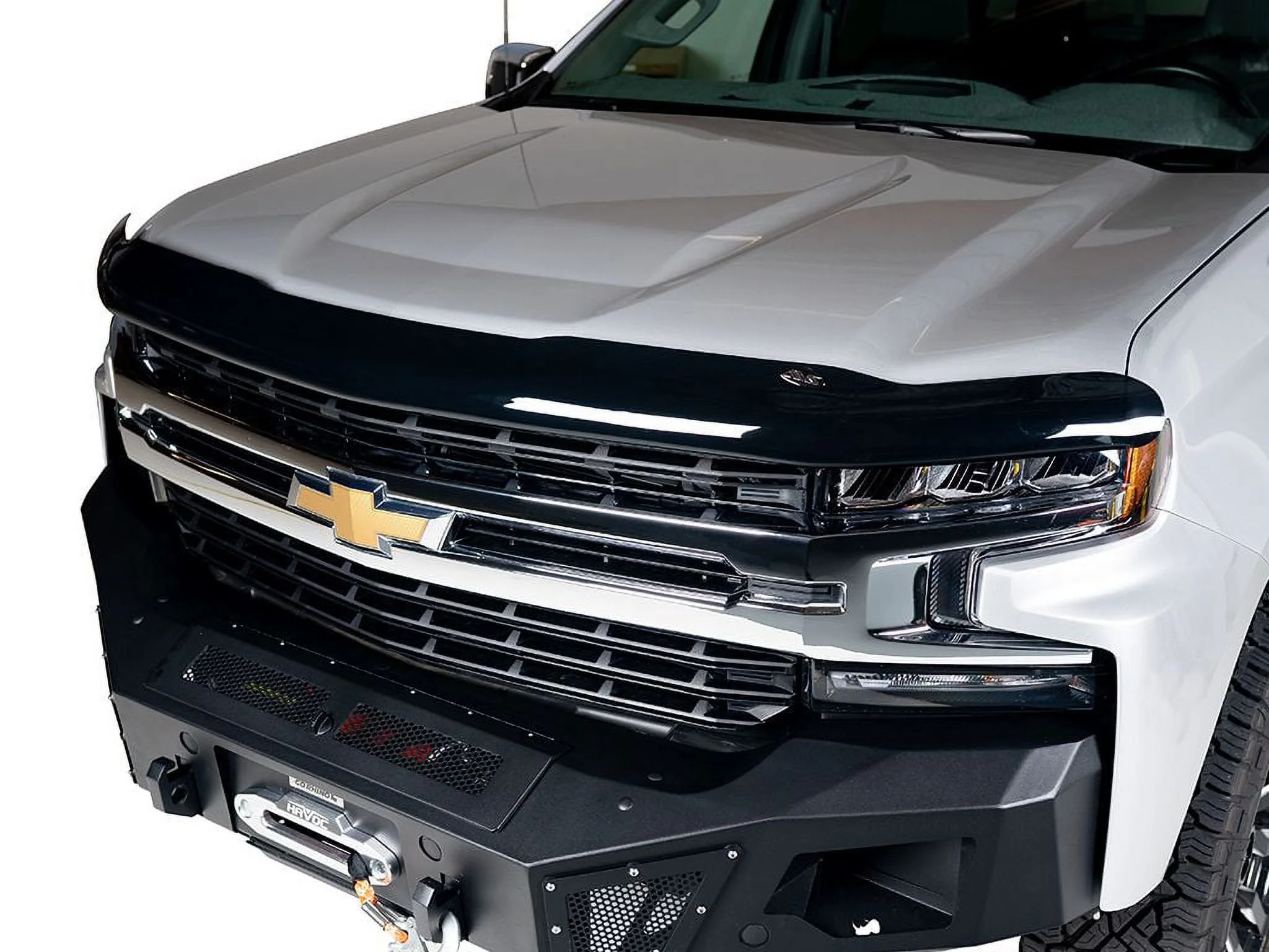 Auto VentShade (AVS) by RealTruck Bugflector II Bug Shield 1 Pc Smoke Compatible with 2008-2013 Chevy Silverado 1500, 2007 Chevy Silverado 1500 New Body