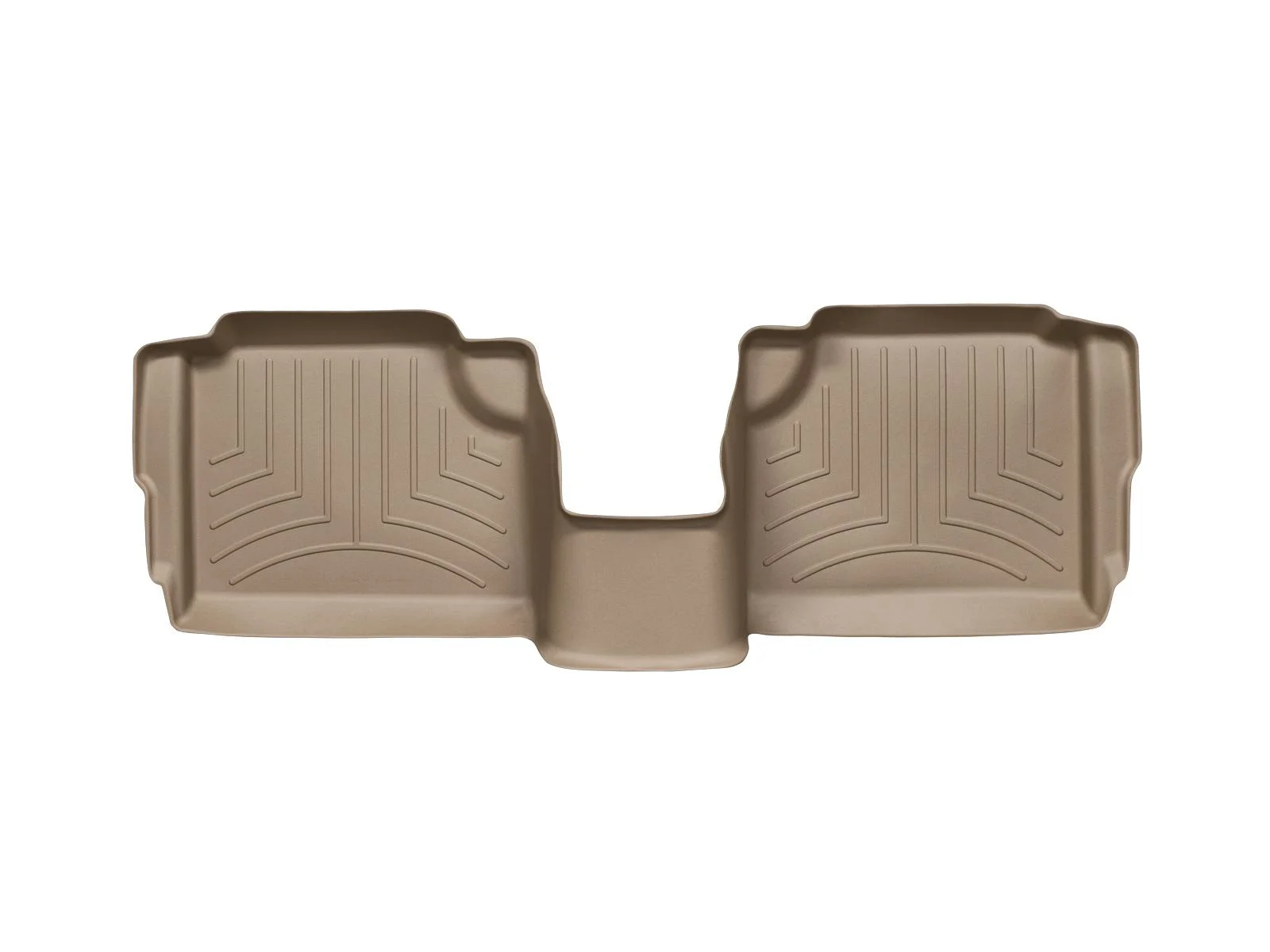 WeatherTech Custom Fit FloorLiners compatible with 2009-2016 Lincoln MKS - 2nd Row, Tan