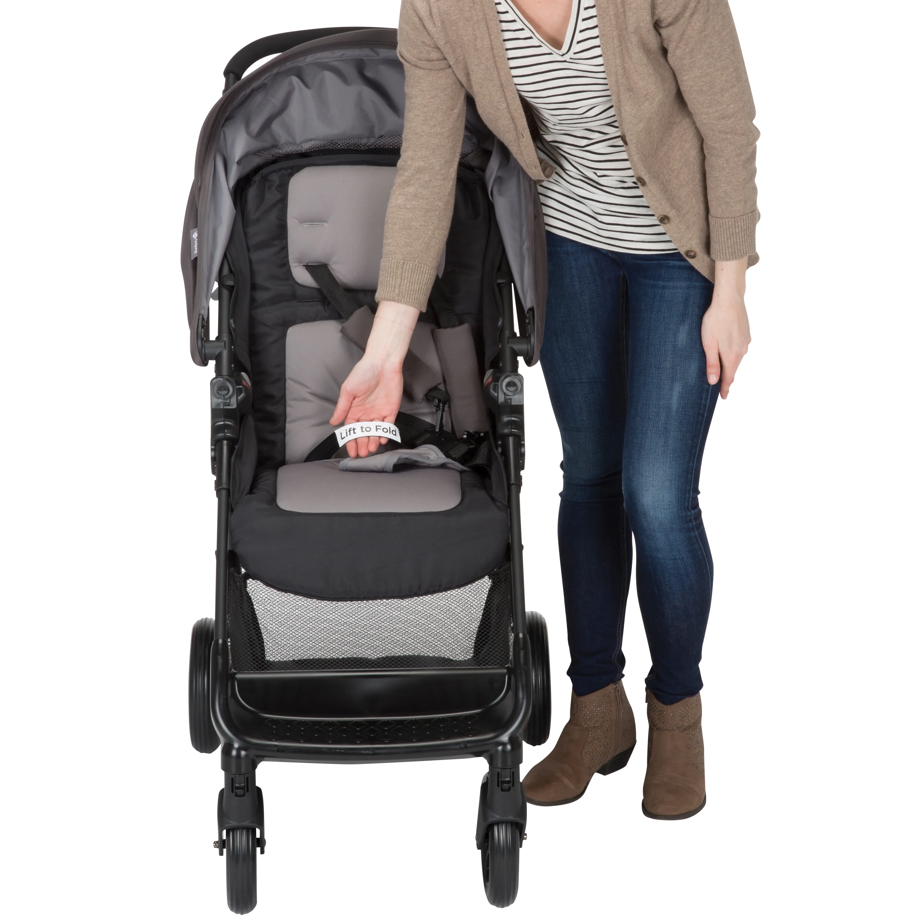 Safety 1st Smooth Ride Travel System Stroller and Infant Car Seat, Monument, Toddler, Unisex