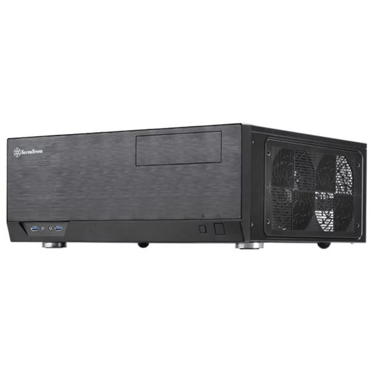 SilverStone Grandia GD09 - Tower - SSI CEB - no power supply (ATX / PS/2) - black - USB/Audio