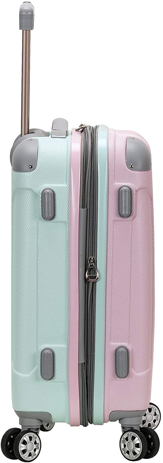 Rockland London Hardside Spinner Wheel Luggage, Mint, 3-Piece Set (20/24/28) ( Pack of 2 )