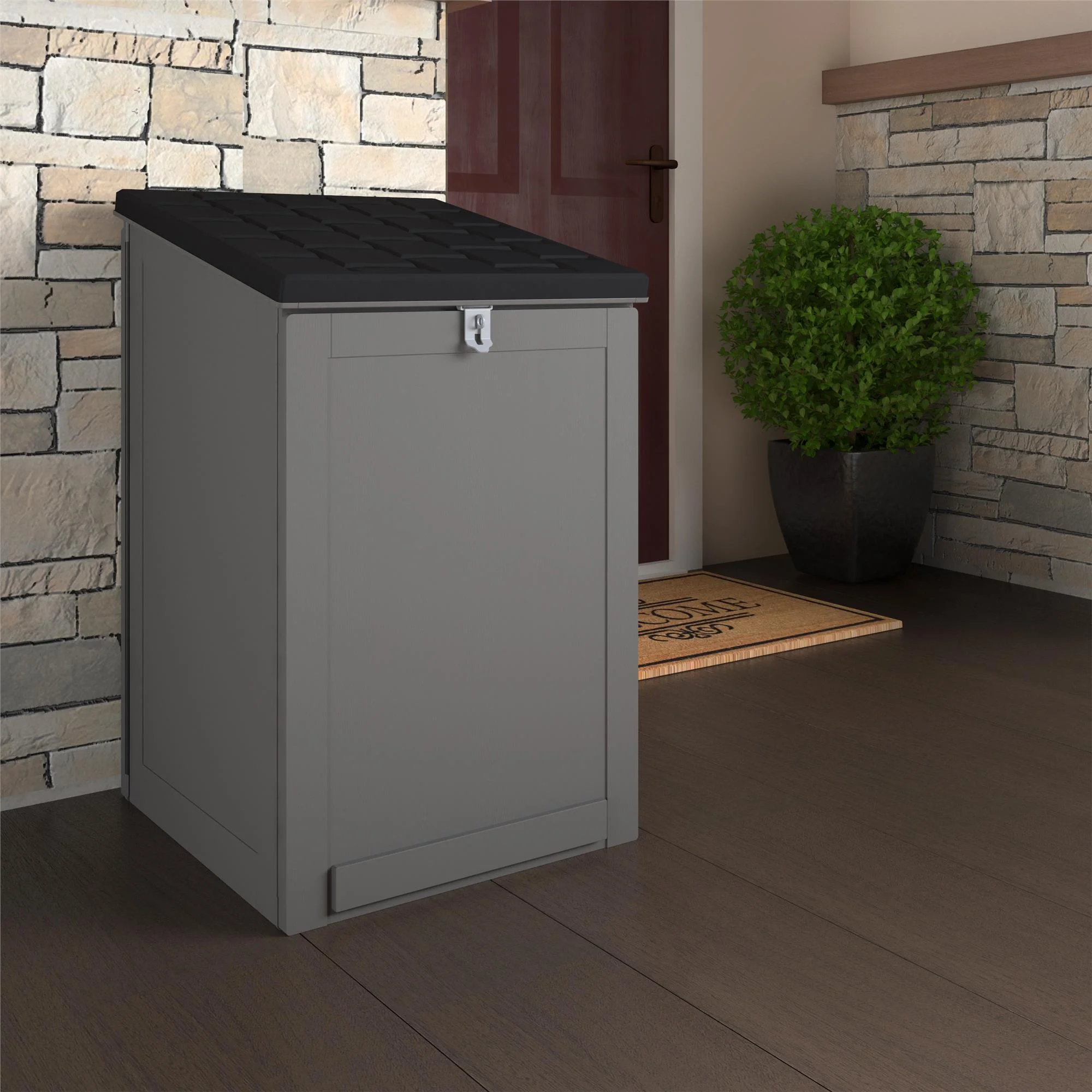 Cosco Outdoor Living BoxGuard, Large Lockable Package Delivery and Storage Box, 6.3 cubic feet