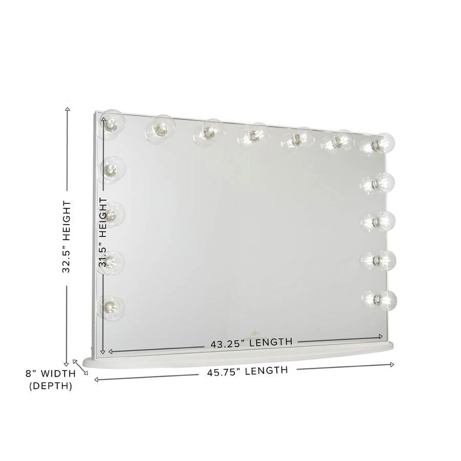 Impressions Vanity Hollywood Glow Pro LED Makeup Mirror, Tabletop Wall Mount Lighted Vanity Mirrors with Detachable Base (Light Pink)