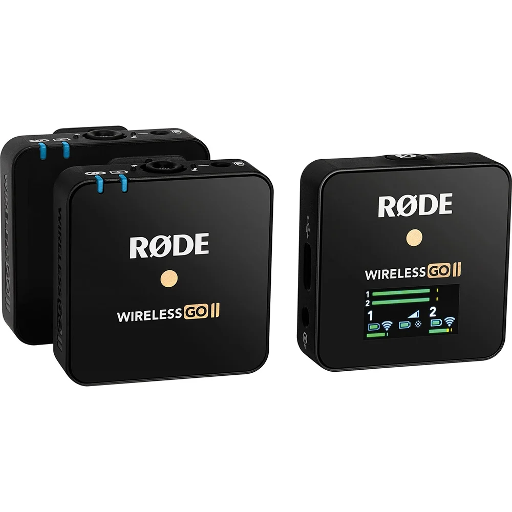 Rode Microphones Wireless GO II Dual Channel Wireless Microphone System Bundle with Polsen ESM-1-35H Single-Sided Earset Mic