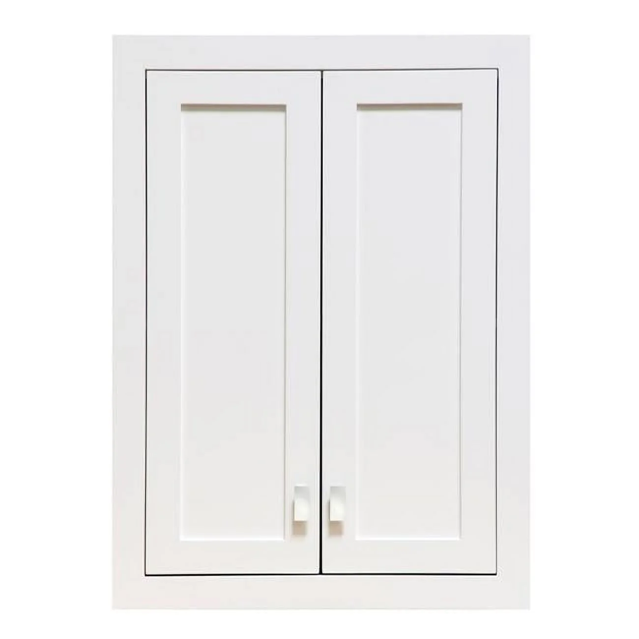 Water Creation MADISON-TT-W Madison Collection Wall Cabinet - Cashmere Gray & Chrome
