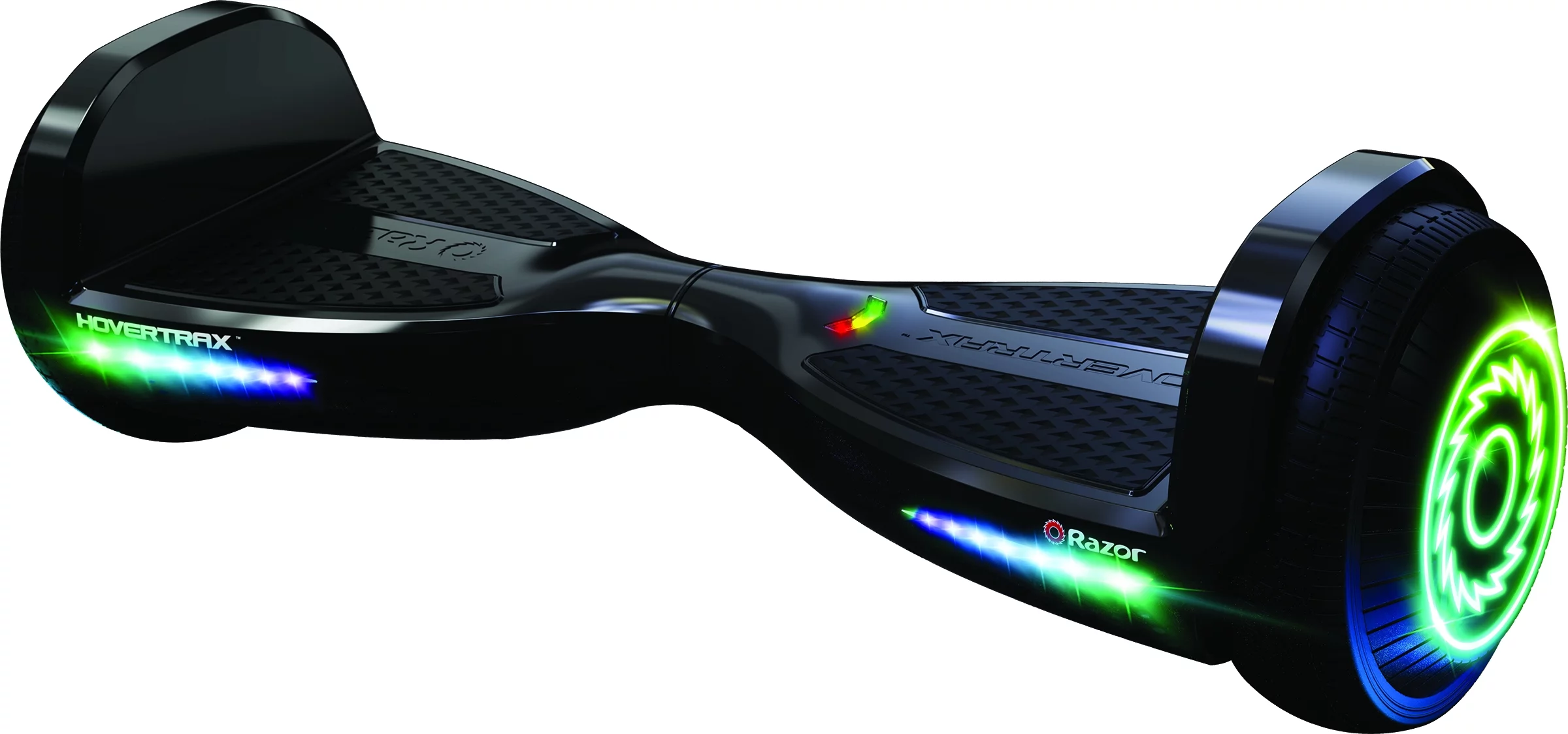 Razor Hovertrax Prizma- Black, Lighted Hoverboard for Child & Teen, up to 9 mph, UL2272 Certified