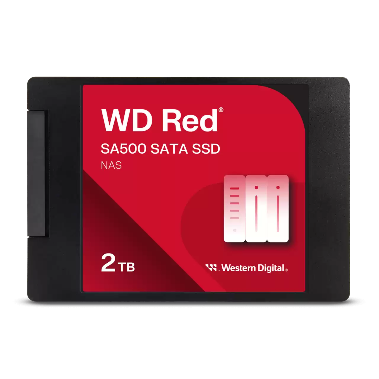Western Digital 2TB WD Red SA500 NAS SATA SSD, Internal 2.5''/7mm Solid State Drive - WDS200T2R0A