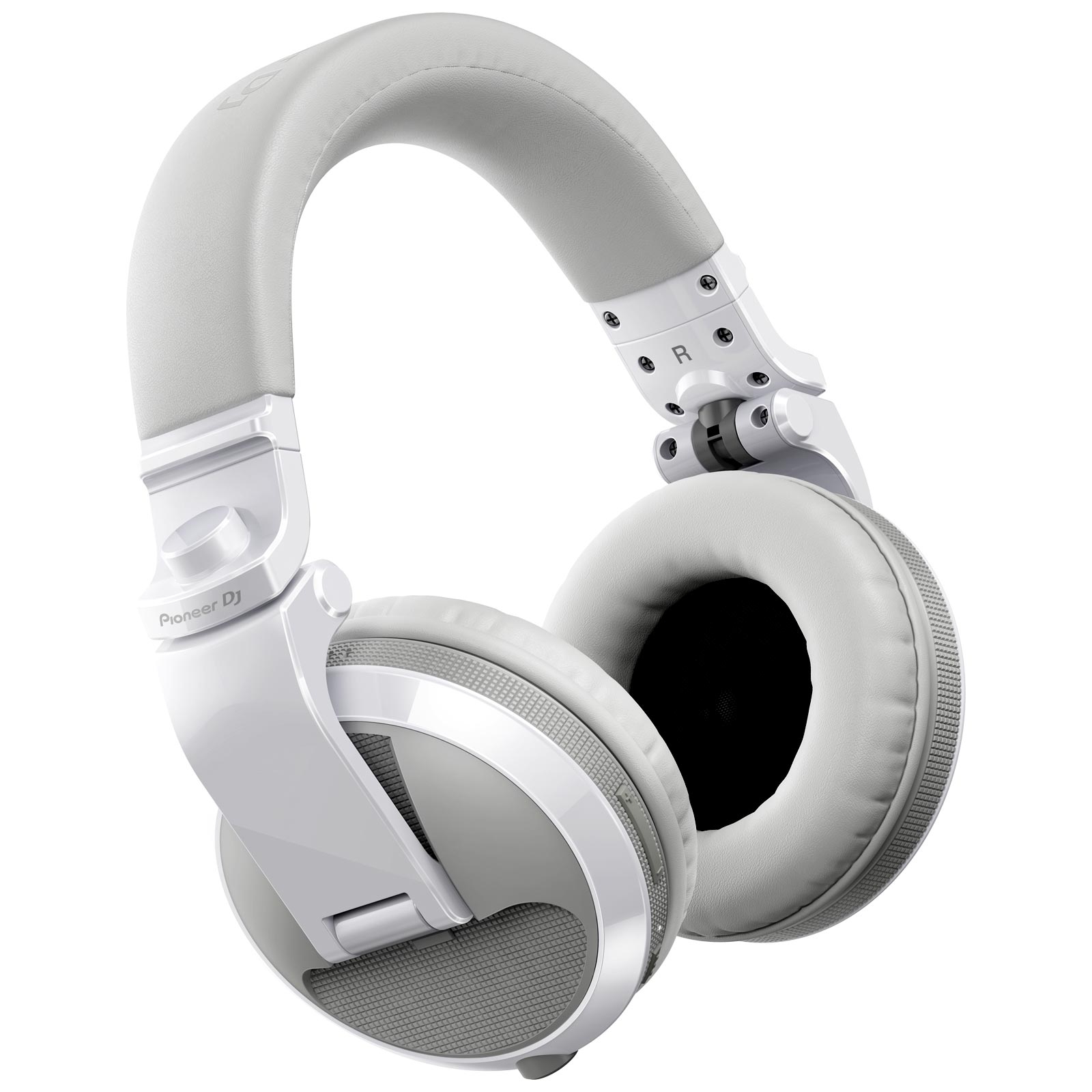 Pioneer DJ HDJ-X5BT White Bluetooth Wireless Headphones with Headphone Table Stand Package