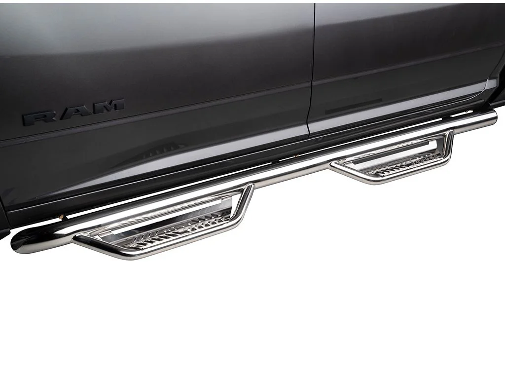 N-Fab By RealTruck Stainless Podium Steps Compatible with 2022-2024 Toyota Tundra 2022-2024 Crew Max