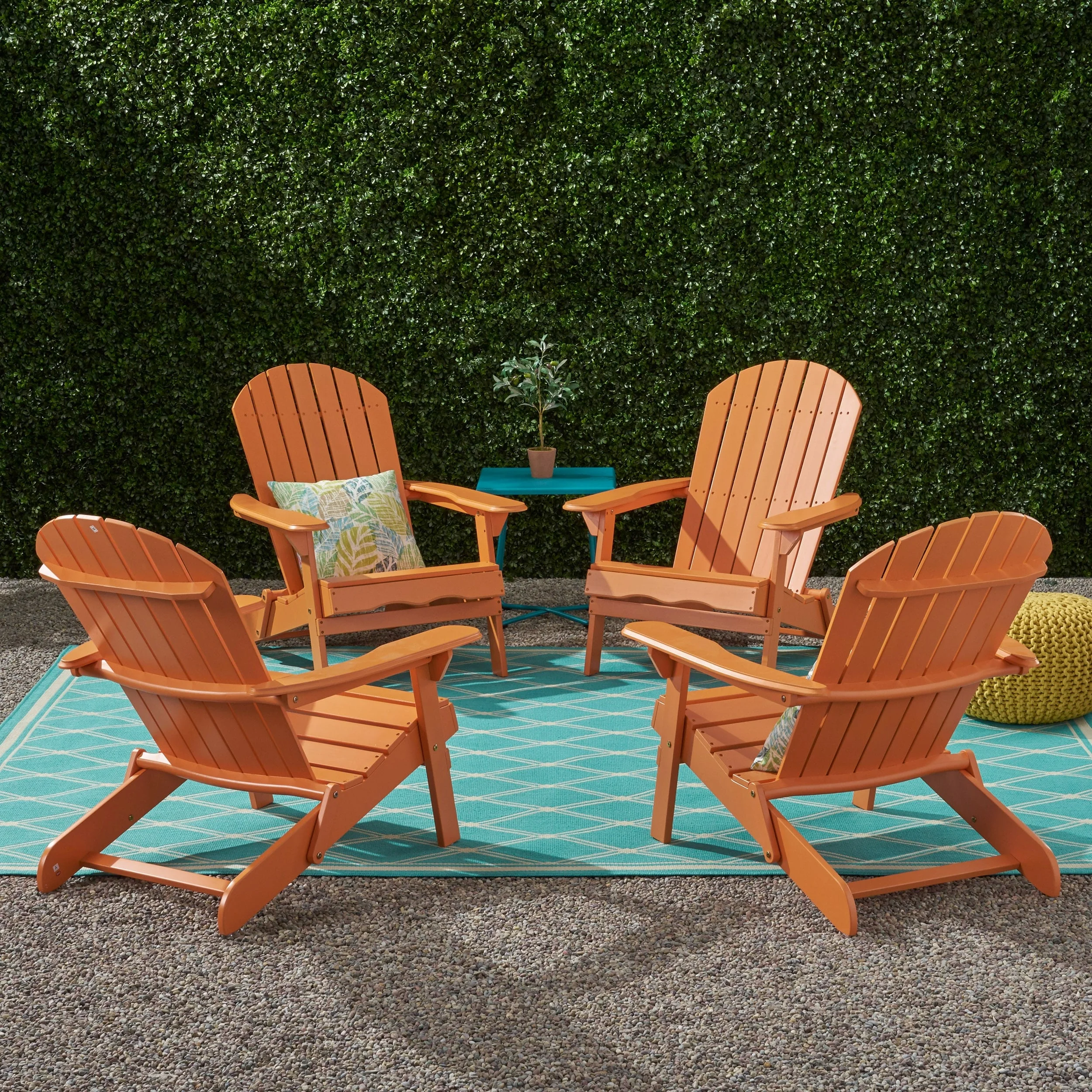 Christopher Knight Home Malibu Outdoor Acacia Wood Adirondack Chair (Set of 4) by - 35.75