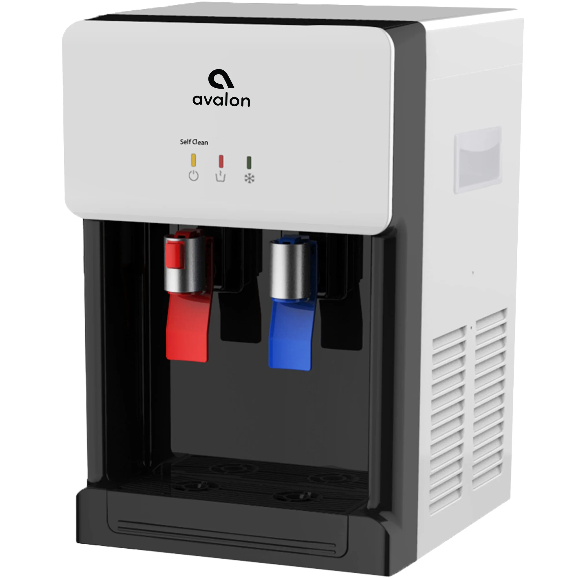 Avalon Countertop Self Cleaning Bottleless Water Dispenser - Hot & Cold Water Temperature, White