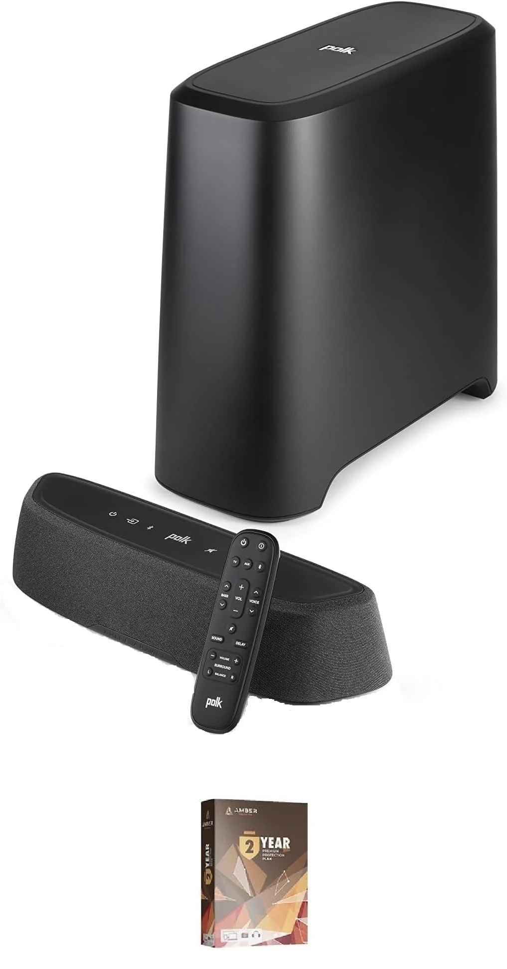 Polk MAGNIFI-MINI-AX 3.1 MagniFI Mini AX Soundbar with Wireless Subwoofer with a 2 Year Coverage By Amber Protect (2022)