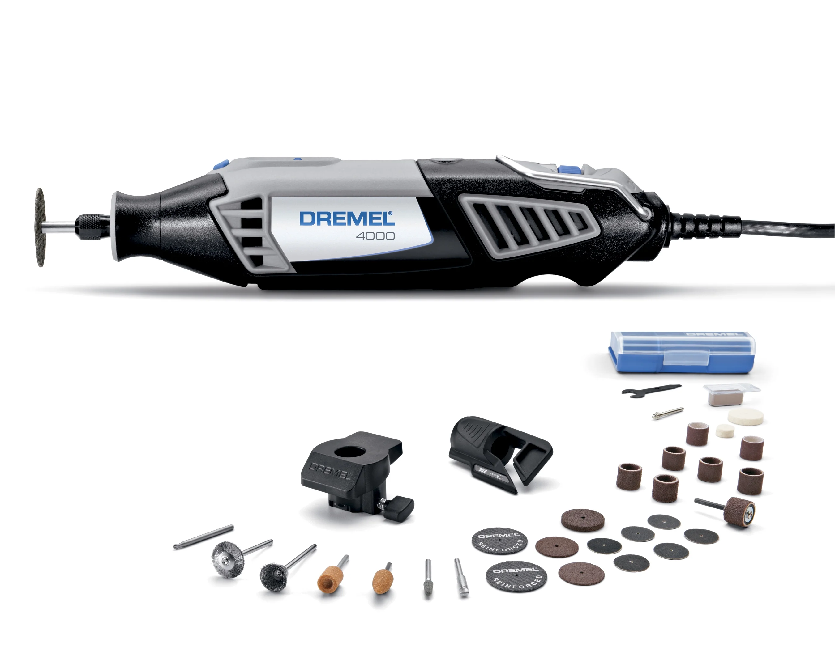 Dremel 4000-2/30 120-Volt Variable Speed High Performance Rotary Tool Kit, 2 Attachments & 30 Accessories