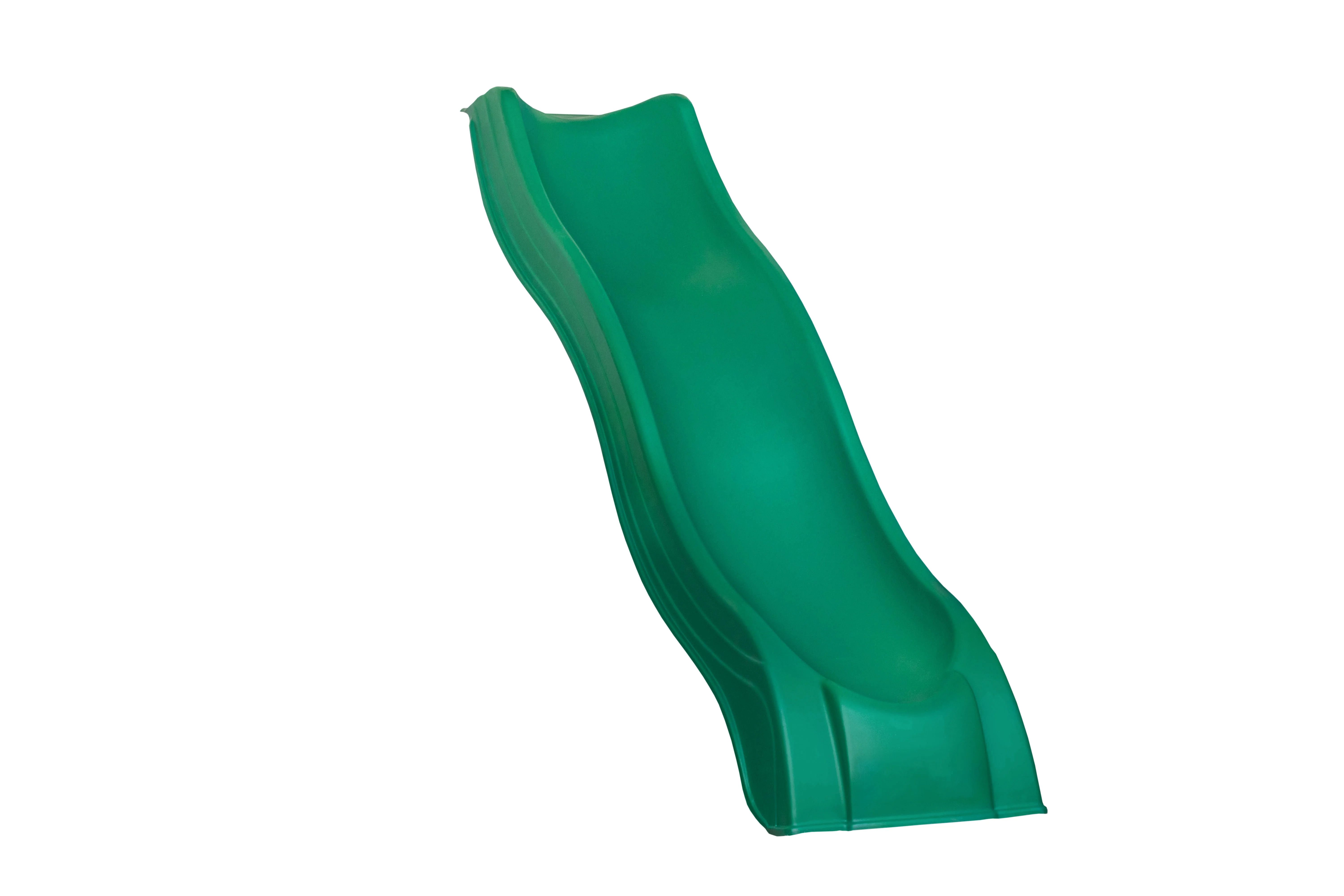 Swing-N-Slide Green Plastic Alpine Wave Slide for Backyard Swing Sets with Lifetime Warranty, for 5 Foot Deck Heights