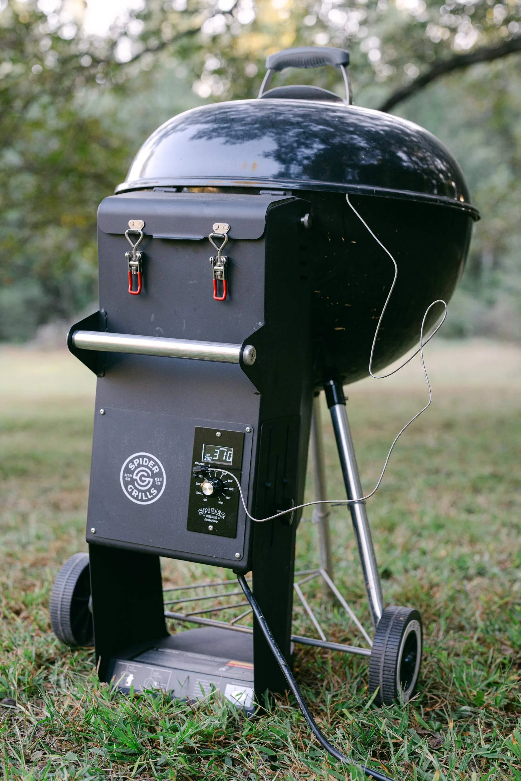 Spider Grills - Spider-22 Weber Kettle Pellet Grill Adapter, Compact and Easy Setup