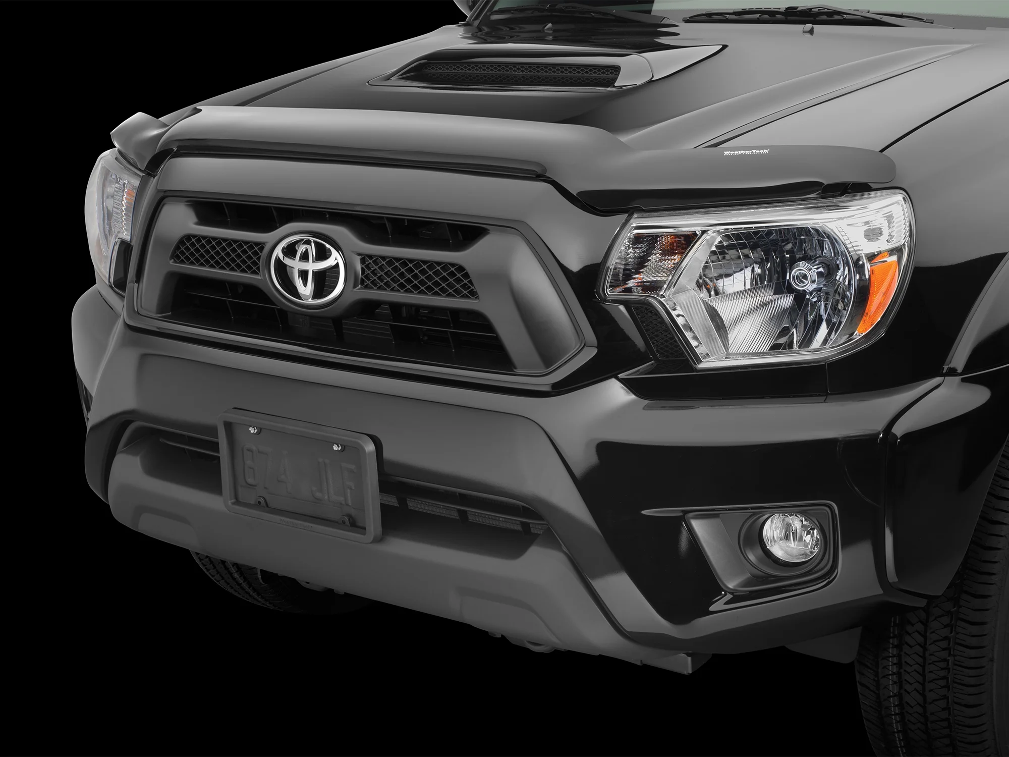 WeatherTech Stone and Bug Deflector Custom Fit Hood Deflector compatible with 2012-2015 Toyota Tacoma