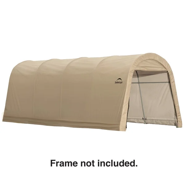 Replacement Cover Kit 90537 - AutoShelter RoundTop 10'x20'x8', 5.5oz, Sandstone (Frame Sold Separately)