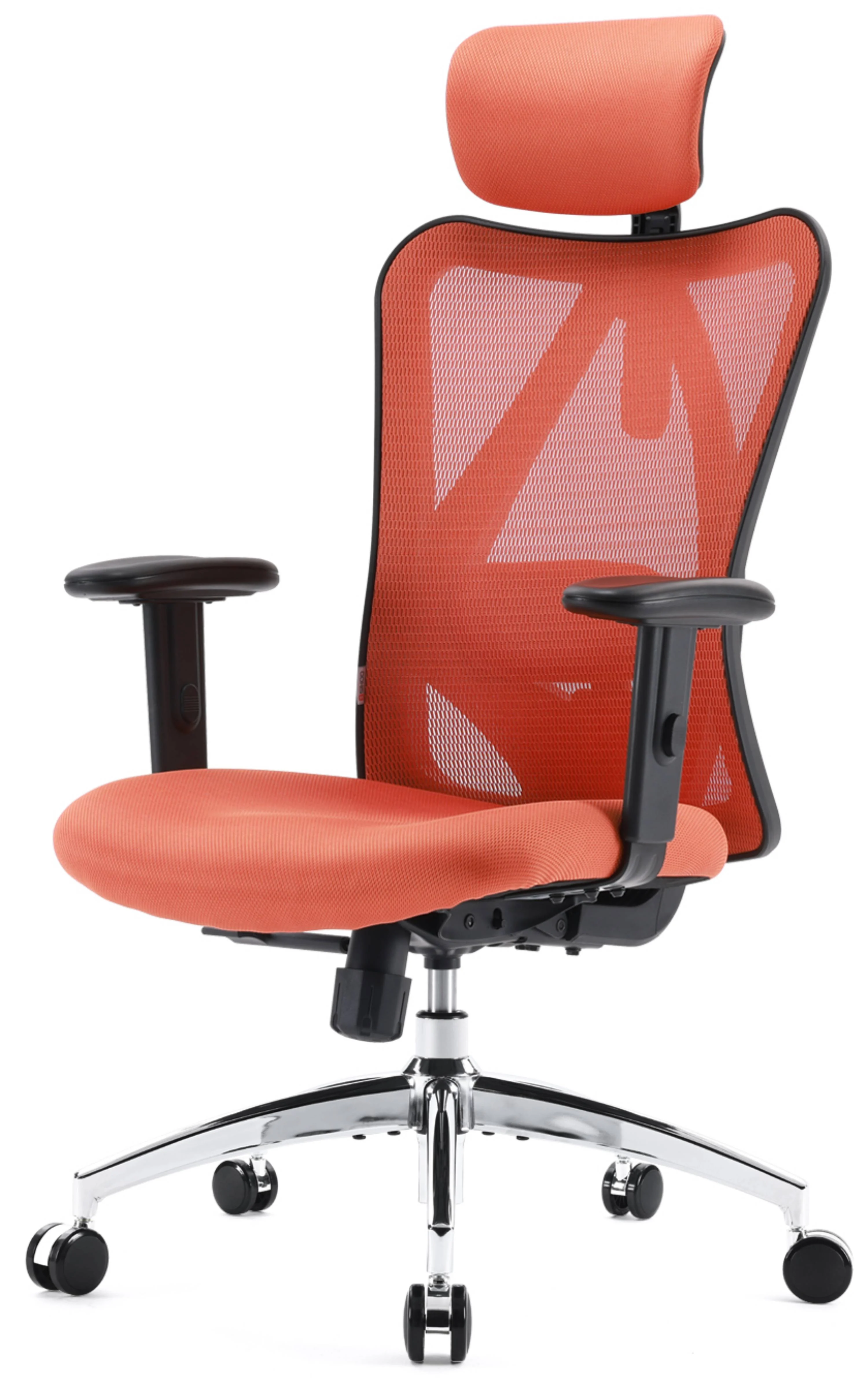 SIHOO Ergonomic High Back Office Chair, Adjustable Computer Desk Chair with Lumbar Support, 300lb, Orange