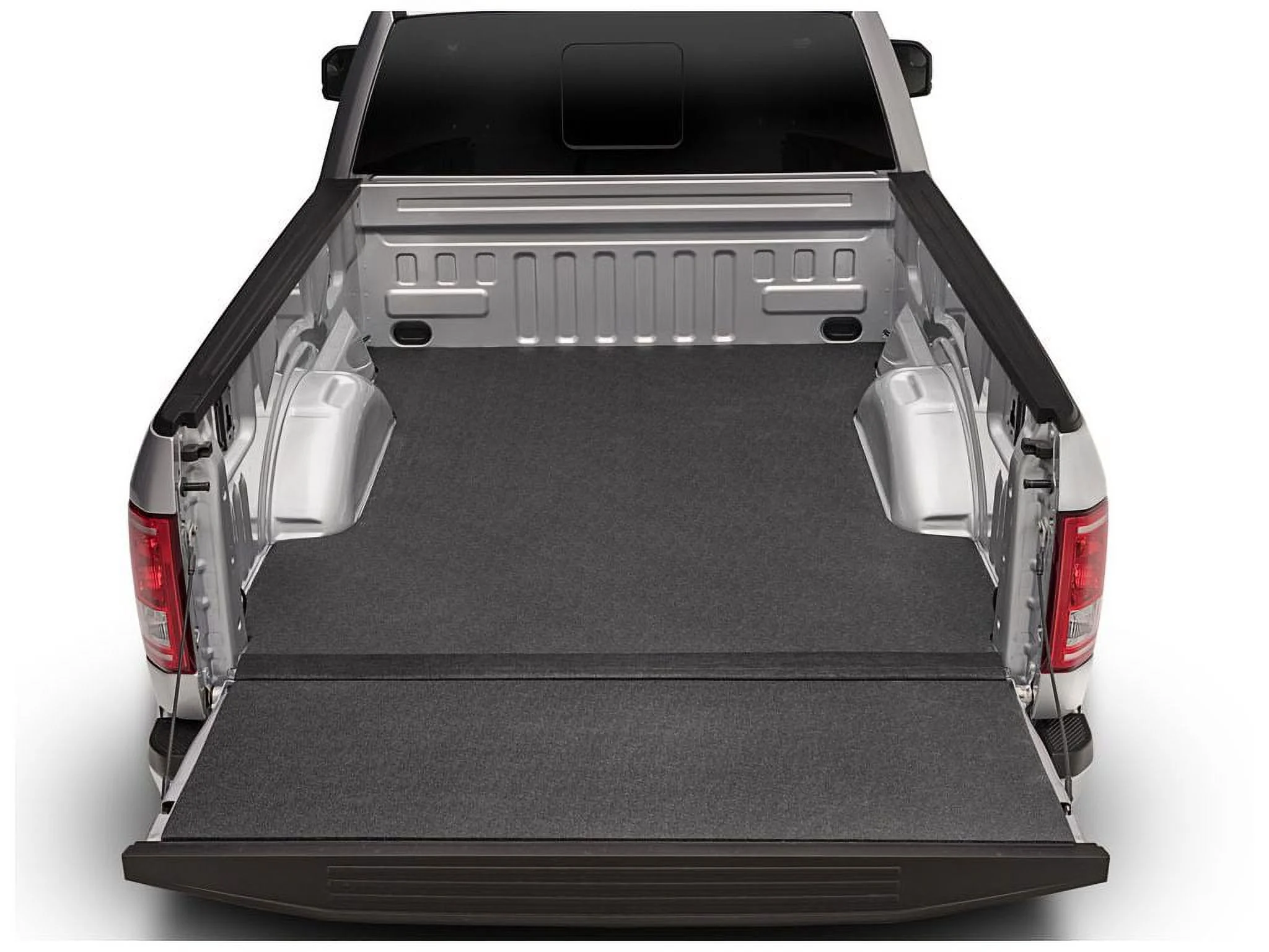 BedRug by RealTruck IMPACT Mat | Compatible with 2024 Ford Ranger SuperCrew, 5' Bed, Models w/Non Liner / Spray-In | Charcoal Grey, IMR24DCS