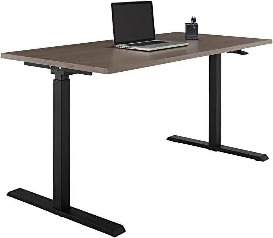 Open Box Realspace Magellan Pneumatic Height-Adjustable Standing Desk 60