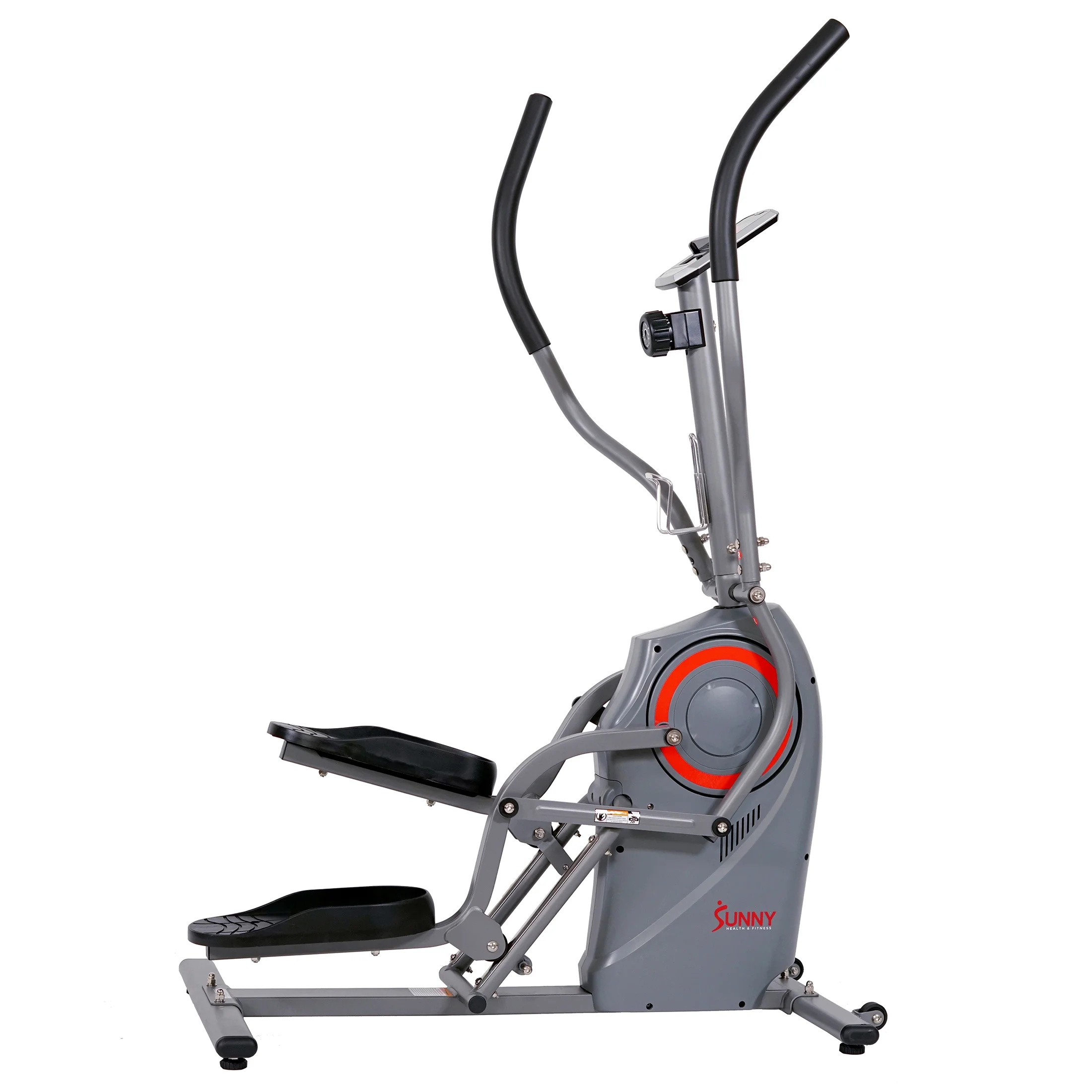 Sunny Health & Fitness Performance Elliptical, Full Body Cardio Climber Stepping Exercise Machine for Home w 8 Levels of Magnetic Resistance - SF-E3911