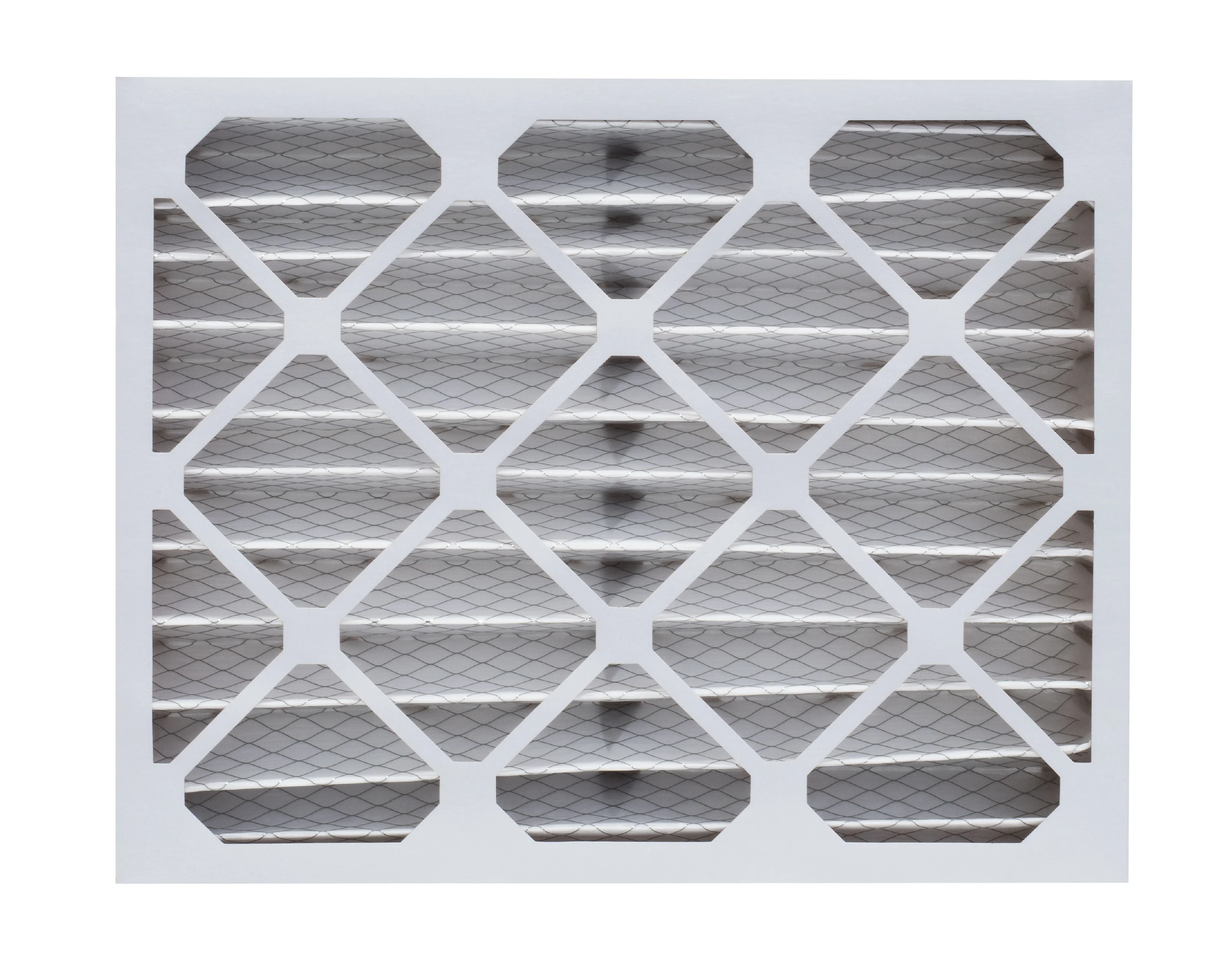 Aerostar 24x25x4 MERV 8, Pleated Air Filter, 24 x 25 x 4, Box of 6, Made in the USA