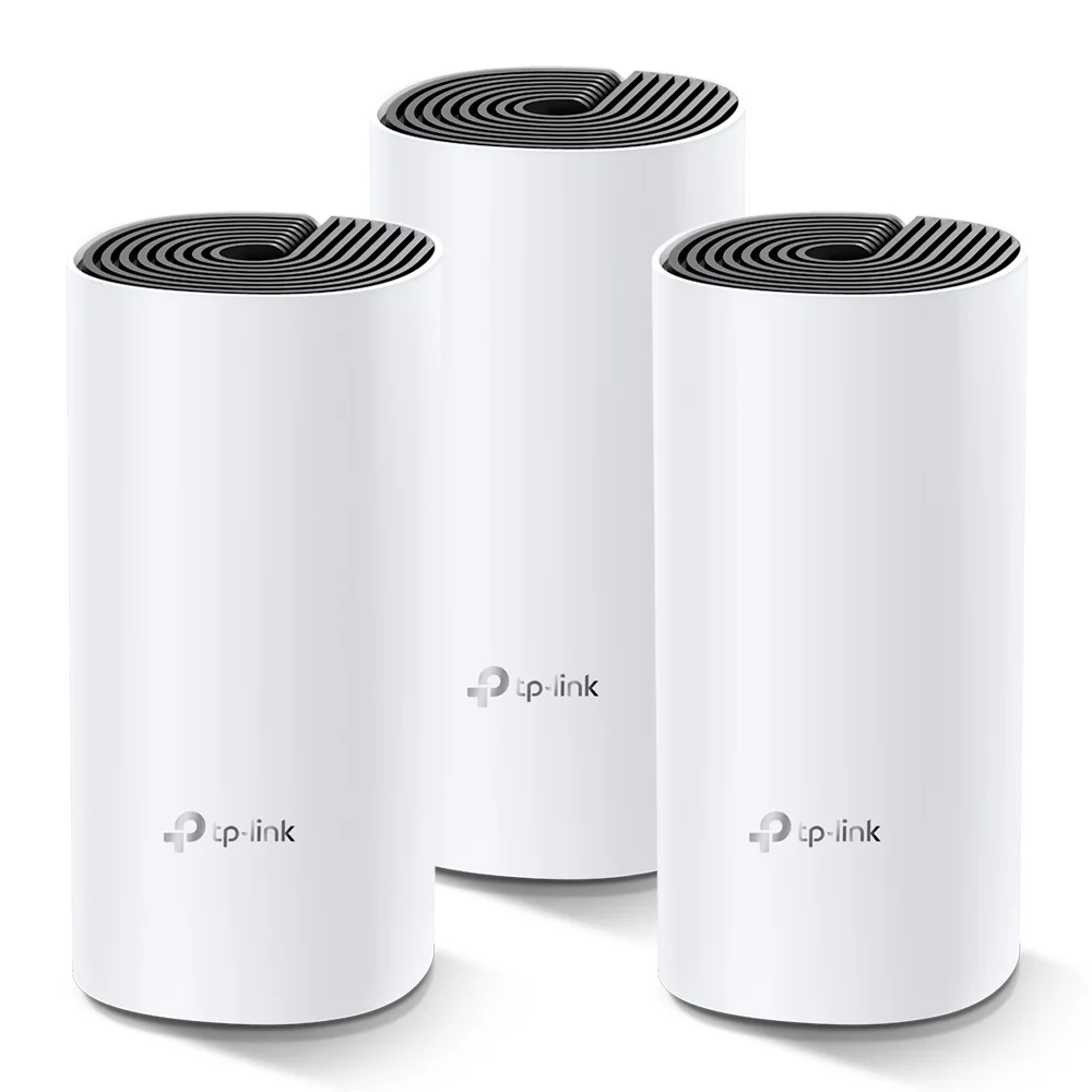 TP Link Deco AC1200 Mesh WiFi Router Replacement system | 3 - AC1200 MU-MIMO Gigabit Mesh Routers | Coverage up to 5,500 Sq Ft (Deco M4)