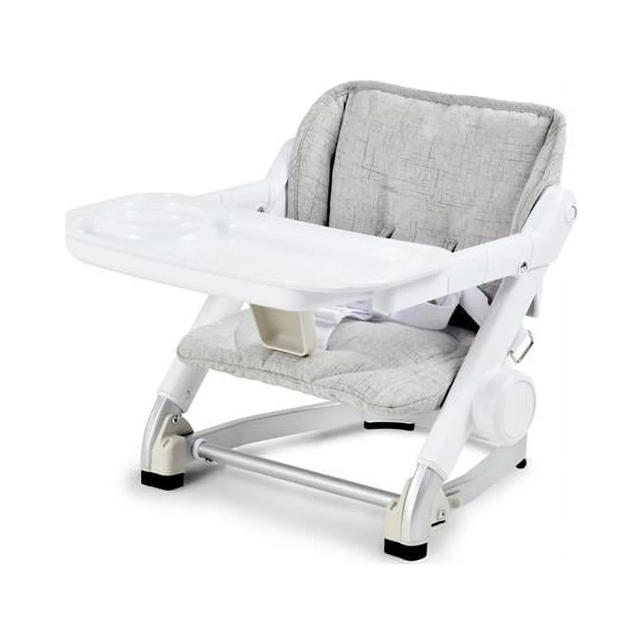 Unilove Feed Me 3-in-1 Portable High Chair & Feeding Booster Seat for Infant and Toddler, Shadow Gray