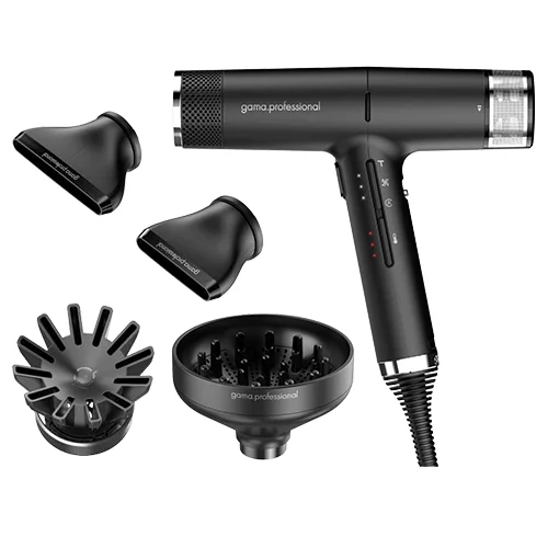 IQ2 Perfetto | Professional Hair Dryer - by Ga.Ma Italy - 2022 Update - Auto Standby - Turbo 120.000 RPM
