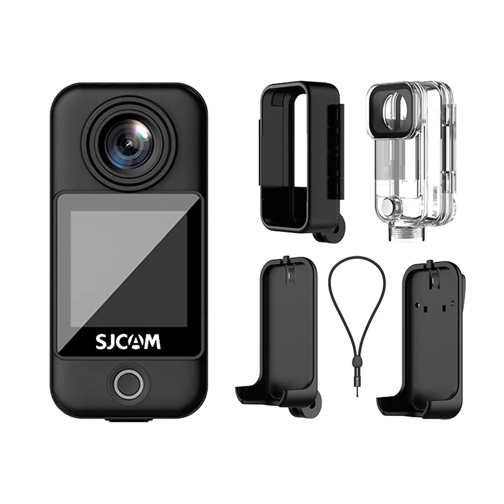 C300 Pocket 4K 30FPS 5G2.4G WiFi 1.33 Inch Touch Control Screens 154° Wide Angle Lens 6- Gyro Stabilization 30M Waterproof with Detachable Battery