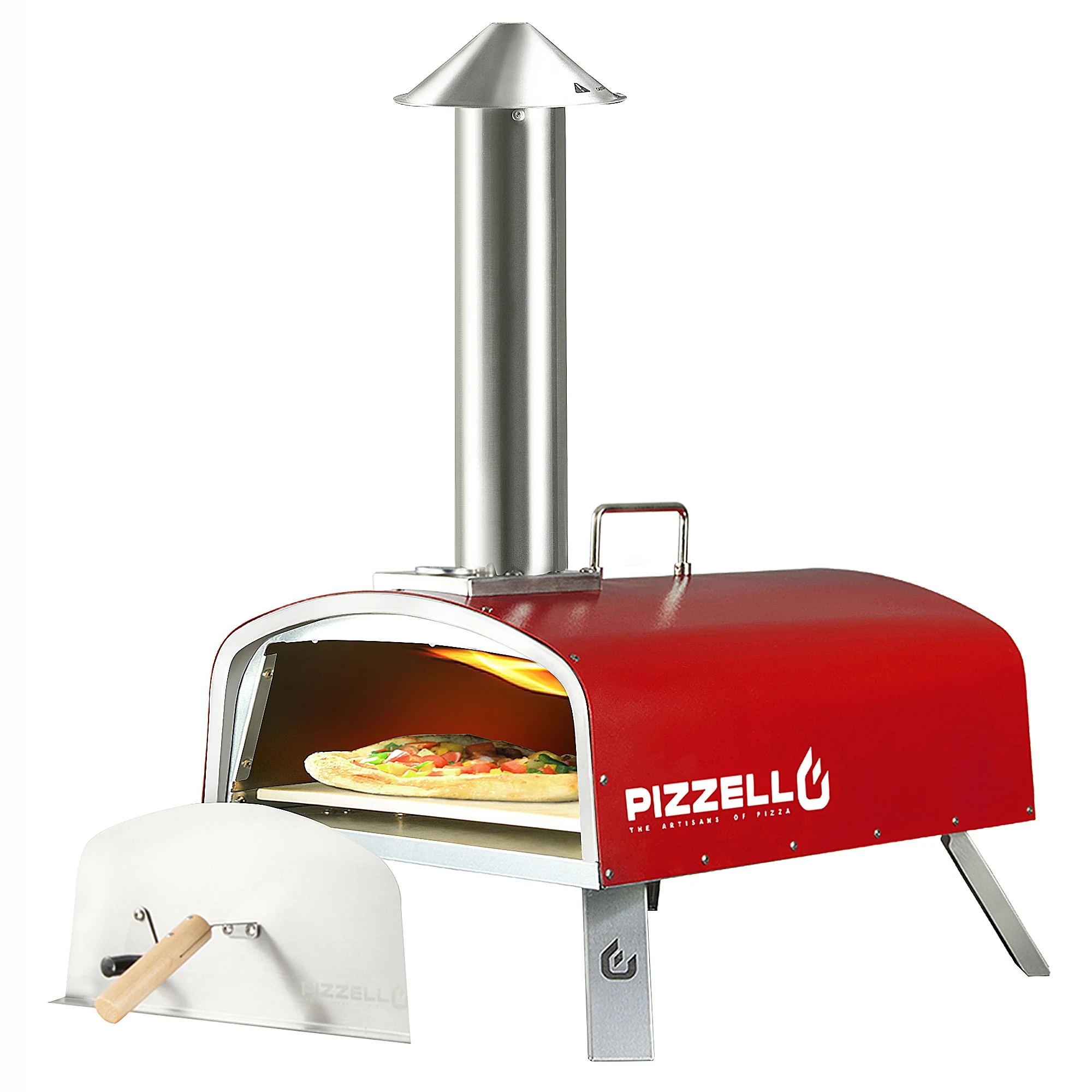 Outdoor Propane Pizza Oven Gas Wood 16
