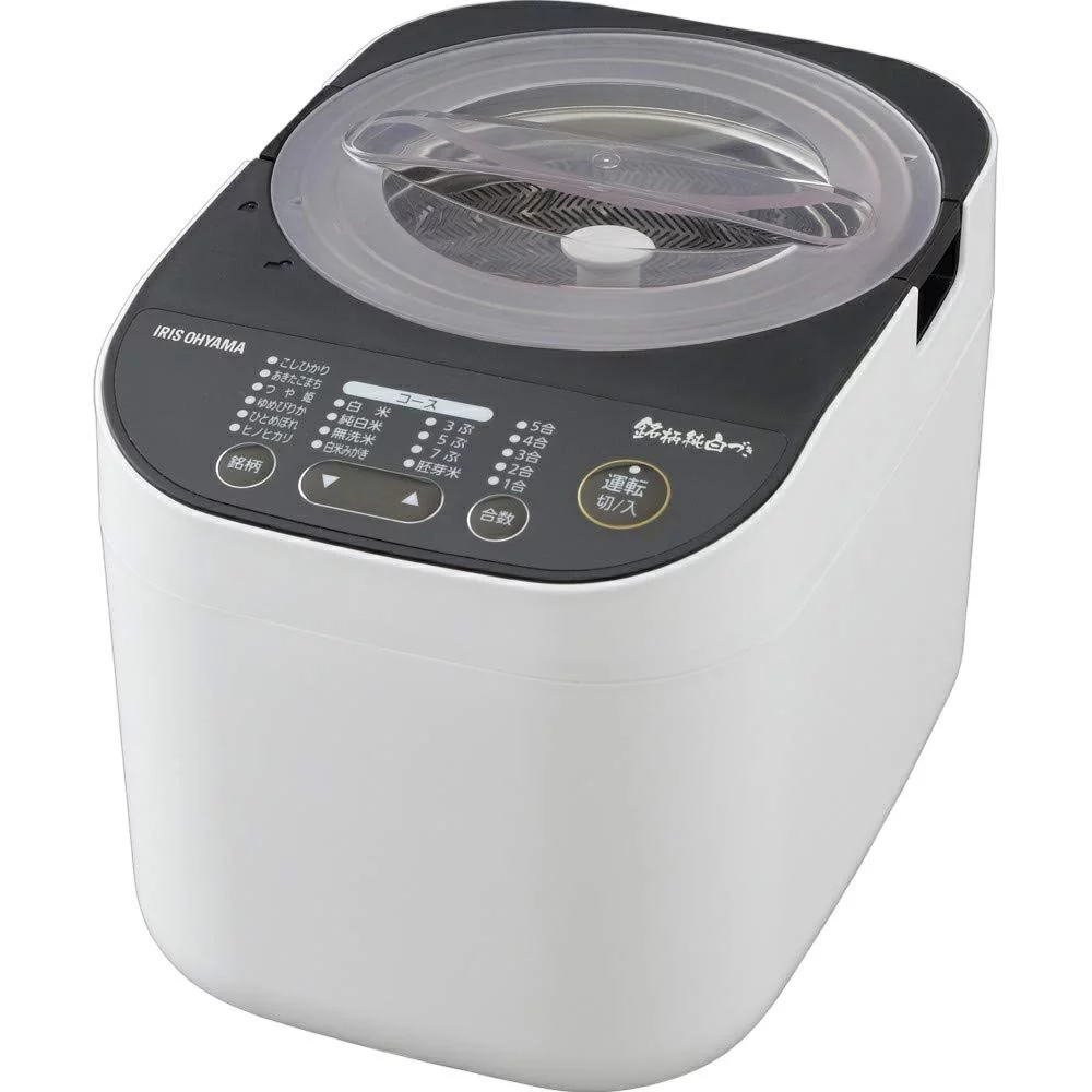 Iris Oyama Rice milling machine Home use Brand pure white Supports 40 brands compact Easy operation RCI-B5-W// Accessories