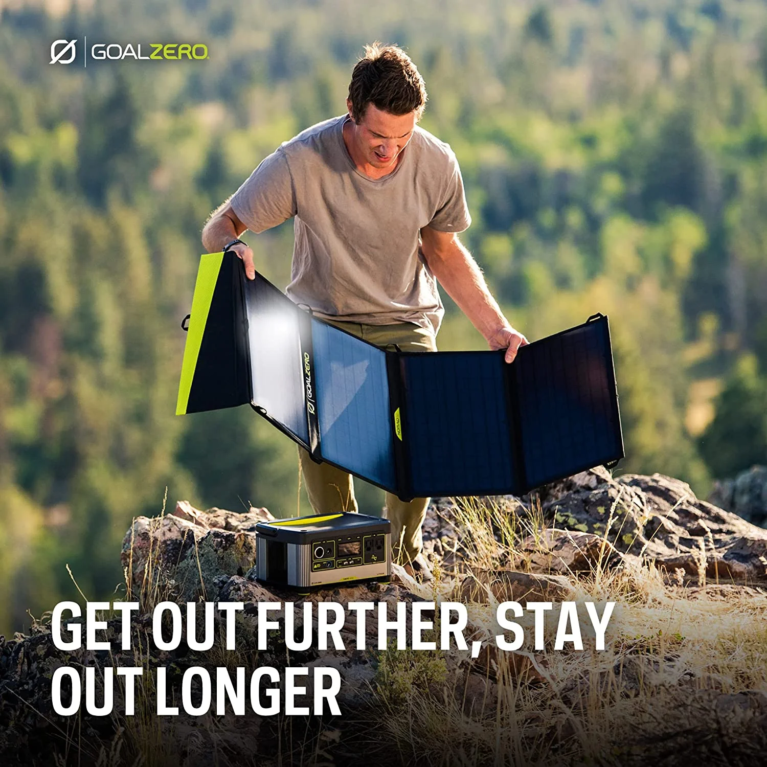 Goal Zero Nomad 50 Watt Monocrystalline Portable Folding Solar Panel with Kickstand