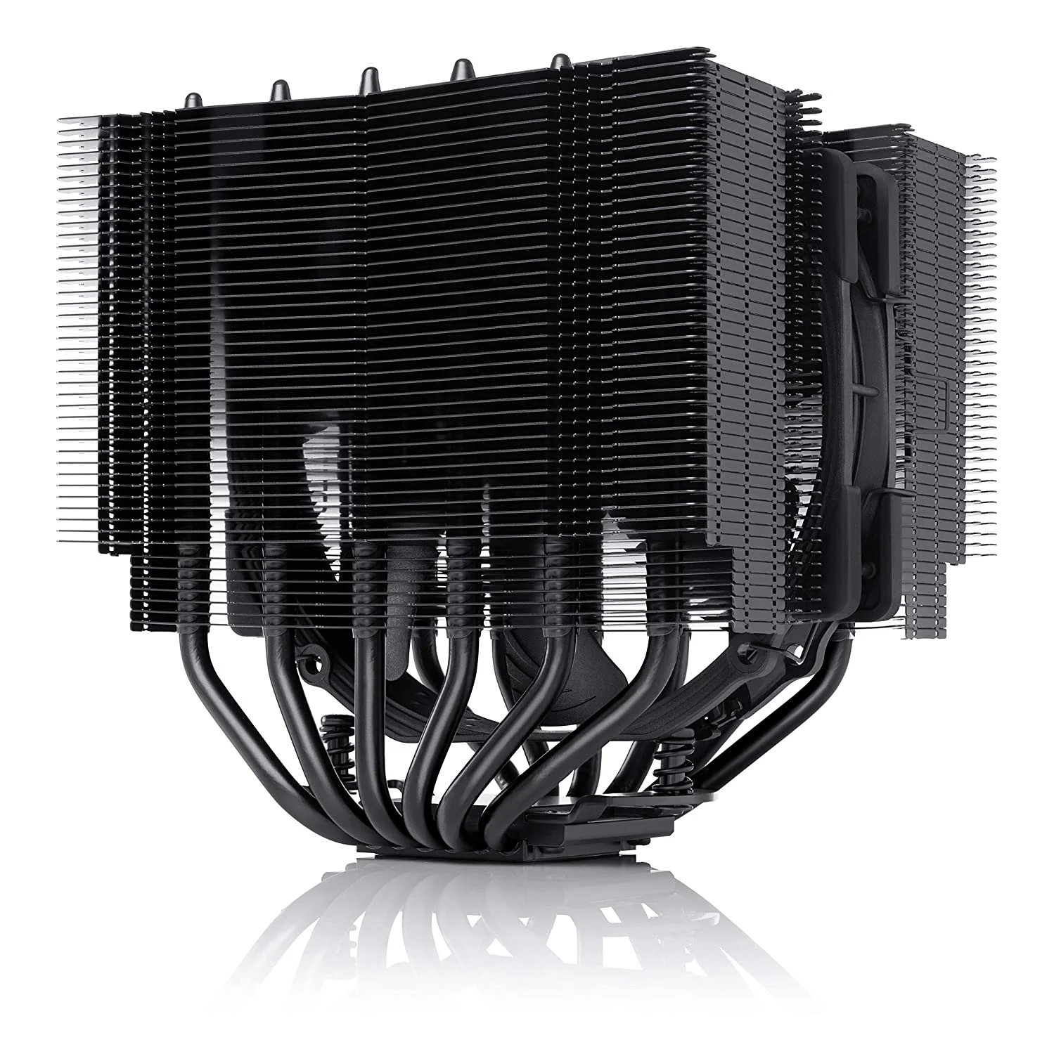 good deal wei NH-D15S chromax.Black, Premium Dual-Tower CPU Cooler with NF-A15 PWM 140mm Fan (Black)