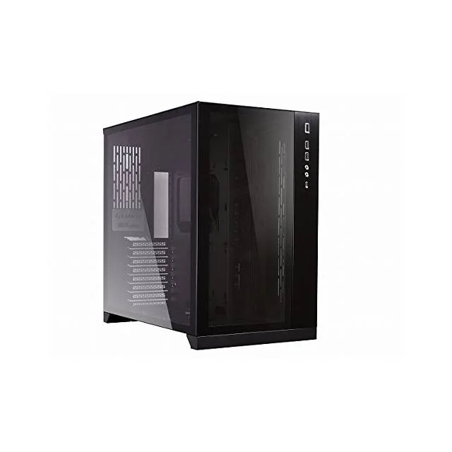 LIAN LI PC-O11 Dynamic Black Tempered Glass on the Front and Left Side, Chassis Body SECC ATX Mid Tower Gaming Computer Case - PC-O11DX