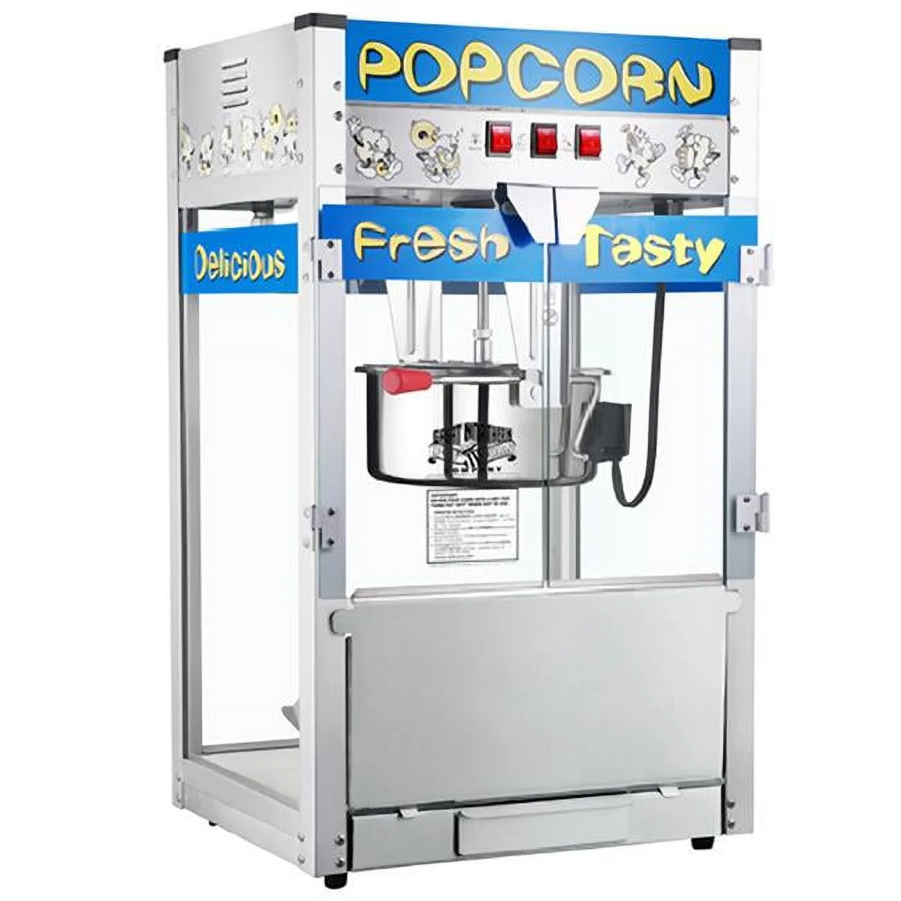 Great Northern Popcorn 83-DT5672 6210 Pop Heaven Commercial Quality Popcorn Popper Machine - 12 oz