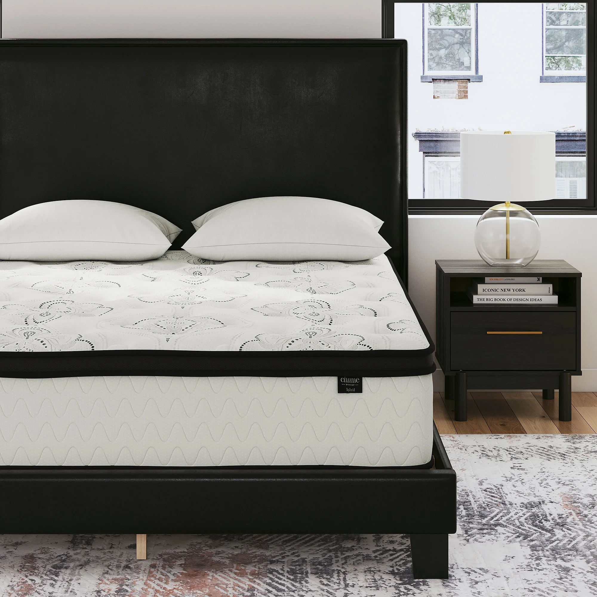 Signature Design by Ashley 10 Inch Chime Hybrid Innerspring Twin Mattress with Cooling Gel Memory Foam