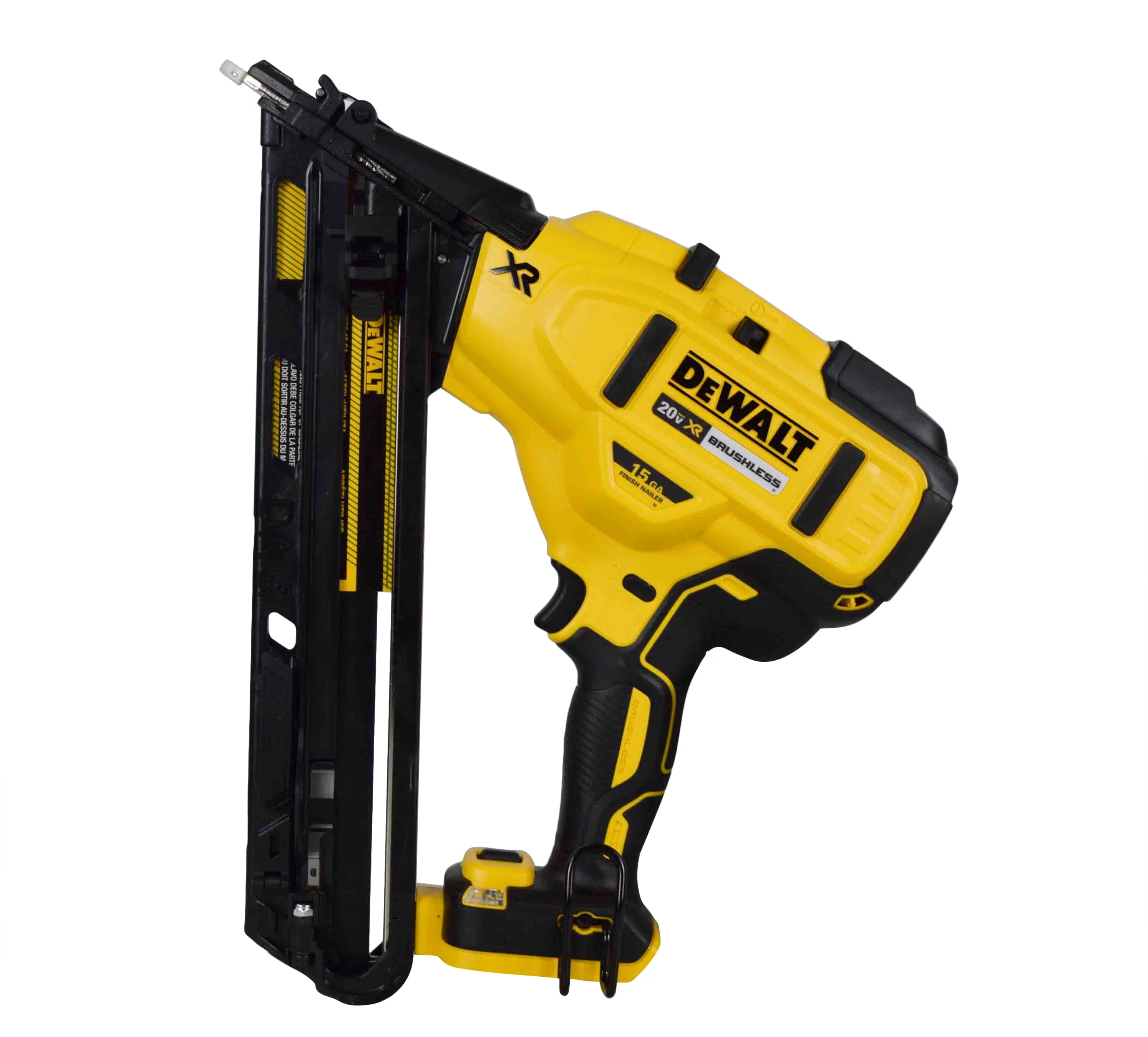DEWALT Max XR 20V Cordless 15 Gauge Cordless Angled Finish Nailer DCN650B (Bare Tool)