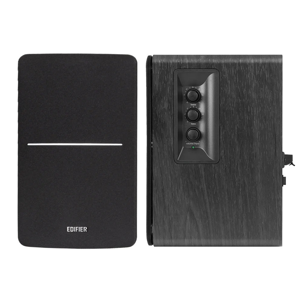 Edifier R1280DBs Active Bluetooth Bookshelf Speakers - Optical Input - 2.0 Wireless Studio Monitor Speaker - 42W RMS with Subwoofer Line Out - Black