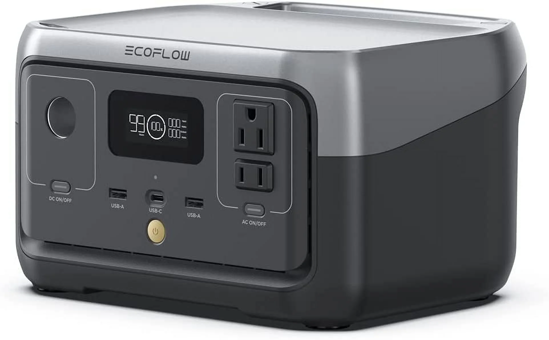 EcoFlow RIVER 2 Portable Power Station 256Wh Capacity,Solar Generator,600W AC Output for Outdoor Camping,Home Backup,Emergency,RV